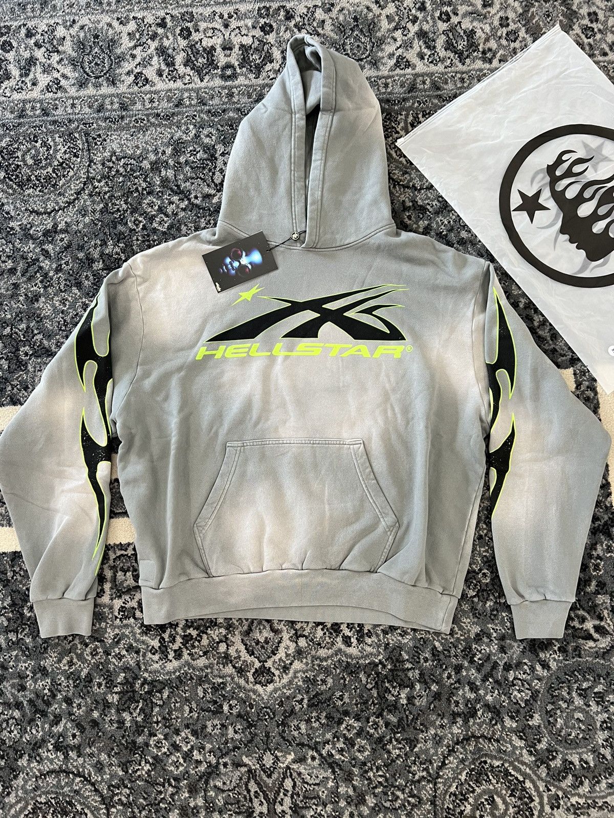 HELLSTAR SPORTS パーカー Zip-Up Grey○関送無料○ HELLSTAR SPORTS パーカー Zip-Up Grey○関送無料○ (パーカー