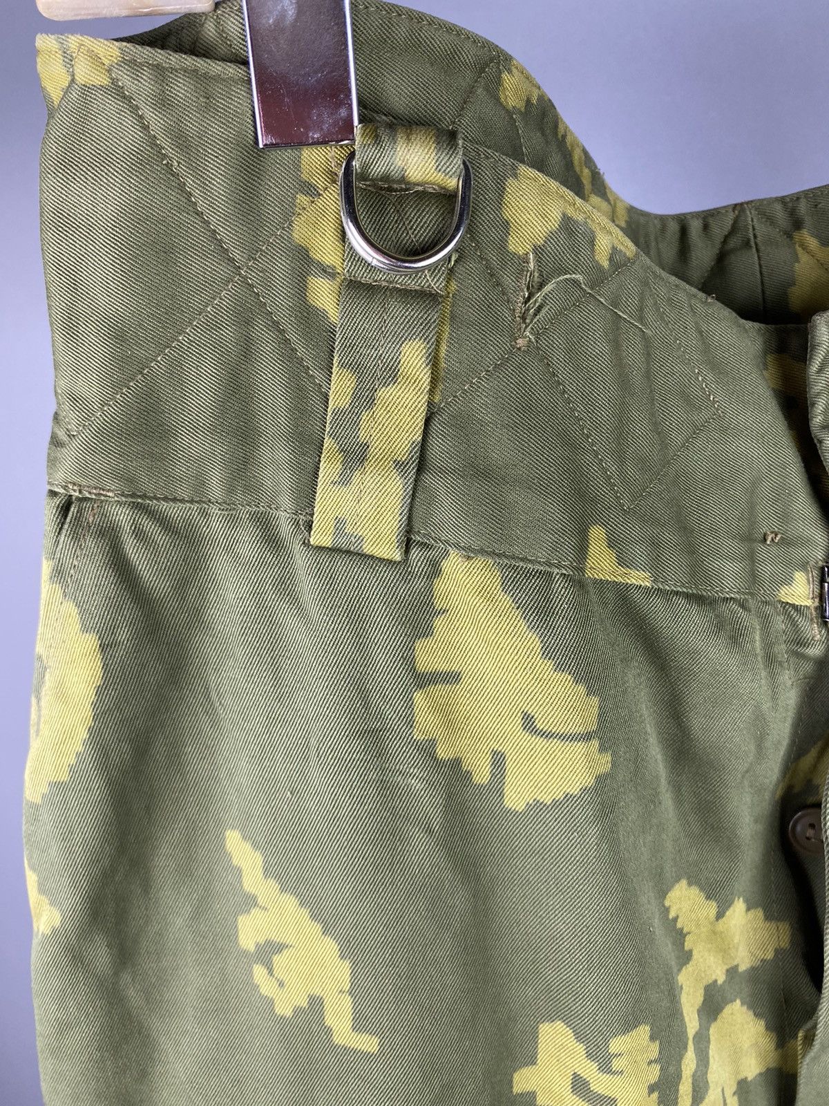 Japanese Brand × Vintage Rare Military-Style Camo Cargo Pants in Pixel Yellow Green Size US 32 / EU 48 - 5 Thumbnail