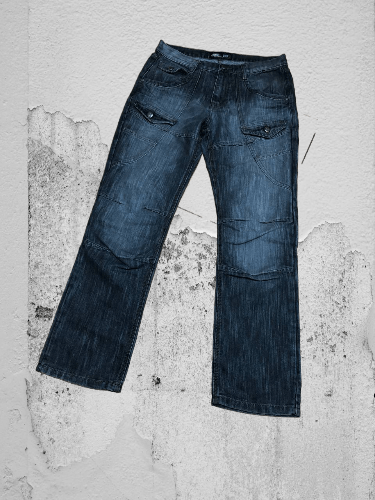 The North Face × Vintage Vintage No Fear Denim Baggy Jeans Size US 32 / EU 48 - 1 Thumbnail