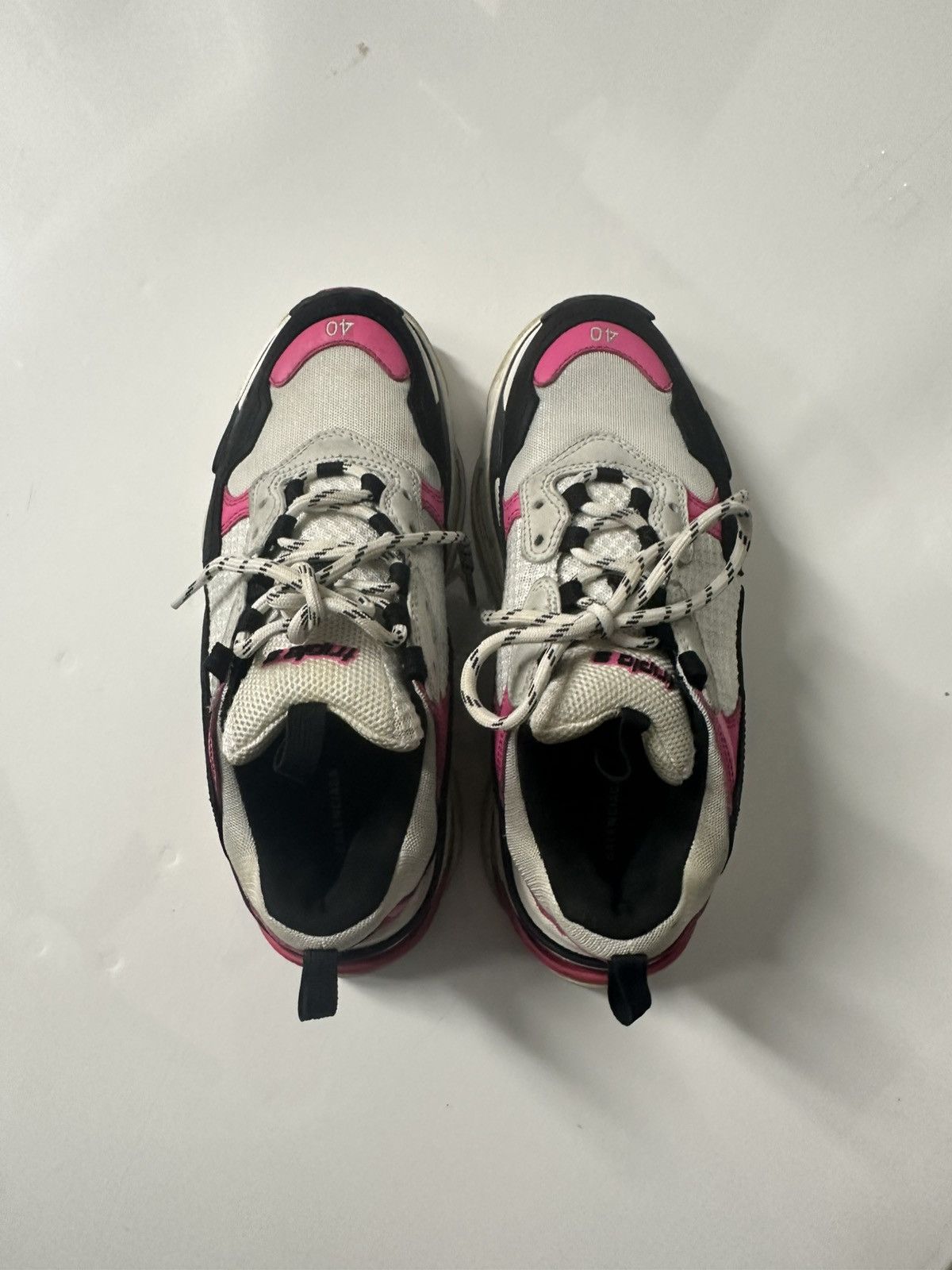 Balenciaga Balenciaga Triple S Sneaker Pink Unisex Size US 8.5 / EU 41-42 - 9 Thumbnail