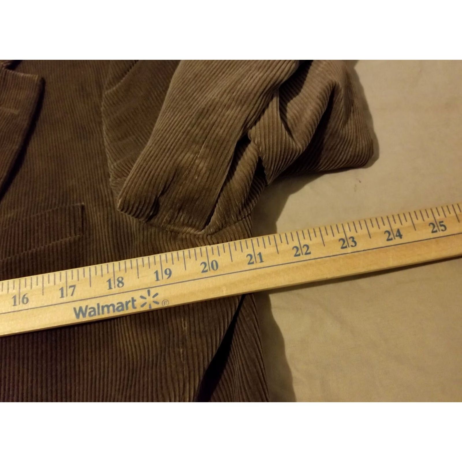 Vintage Alan Flusser Mens Corduroy Sports Jacket Blazer 42R Brown Cotton Size 42R - 4 Thumbnail