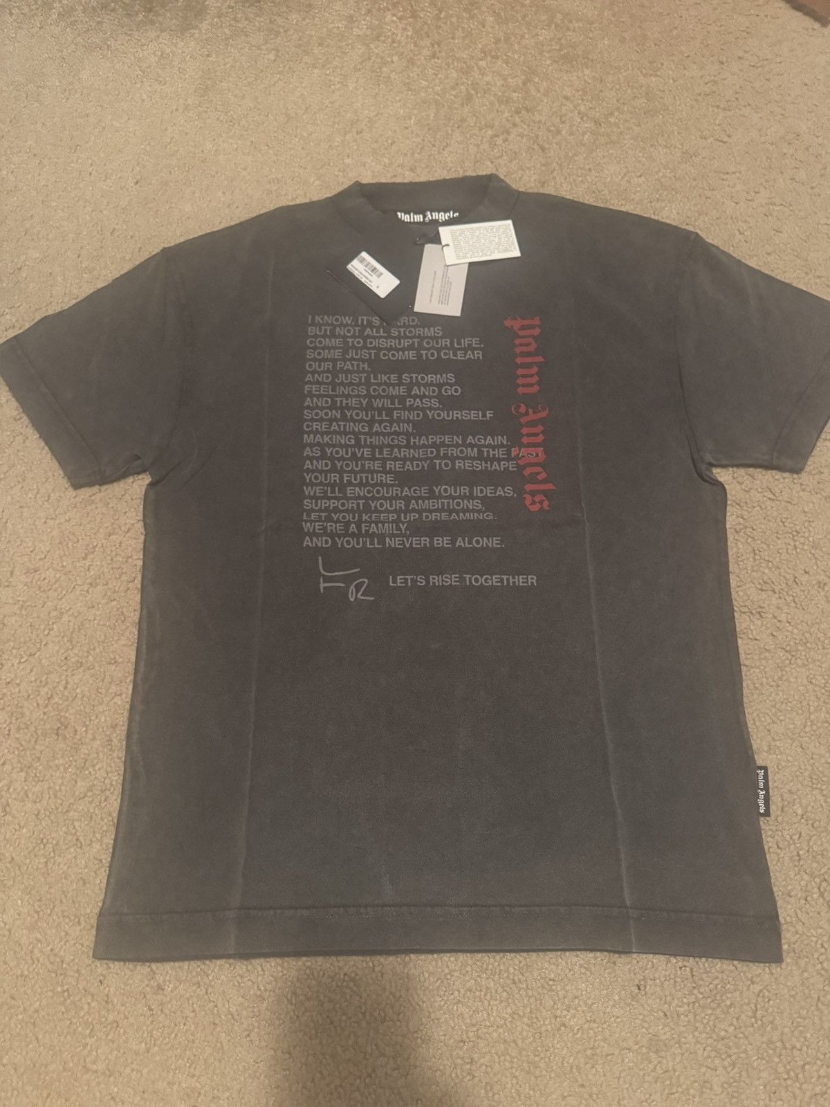 Palm Angels Palm Angels Washed Logo T-shirt Size US S / EU 44-46 / 1 - 1 Thumbnail