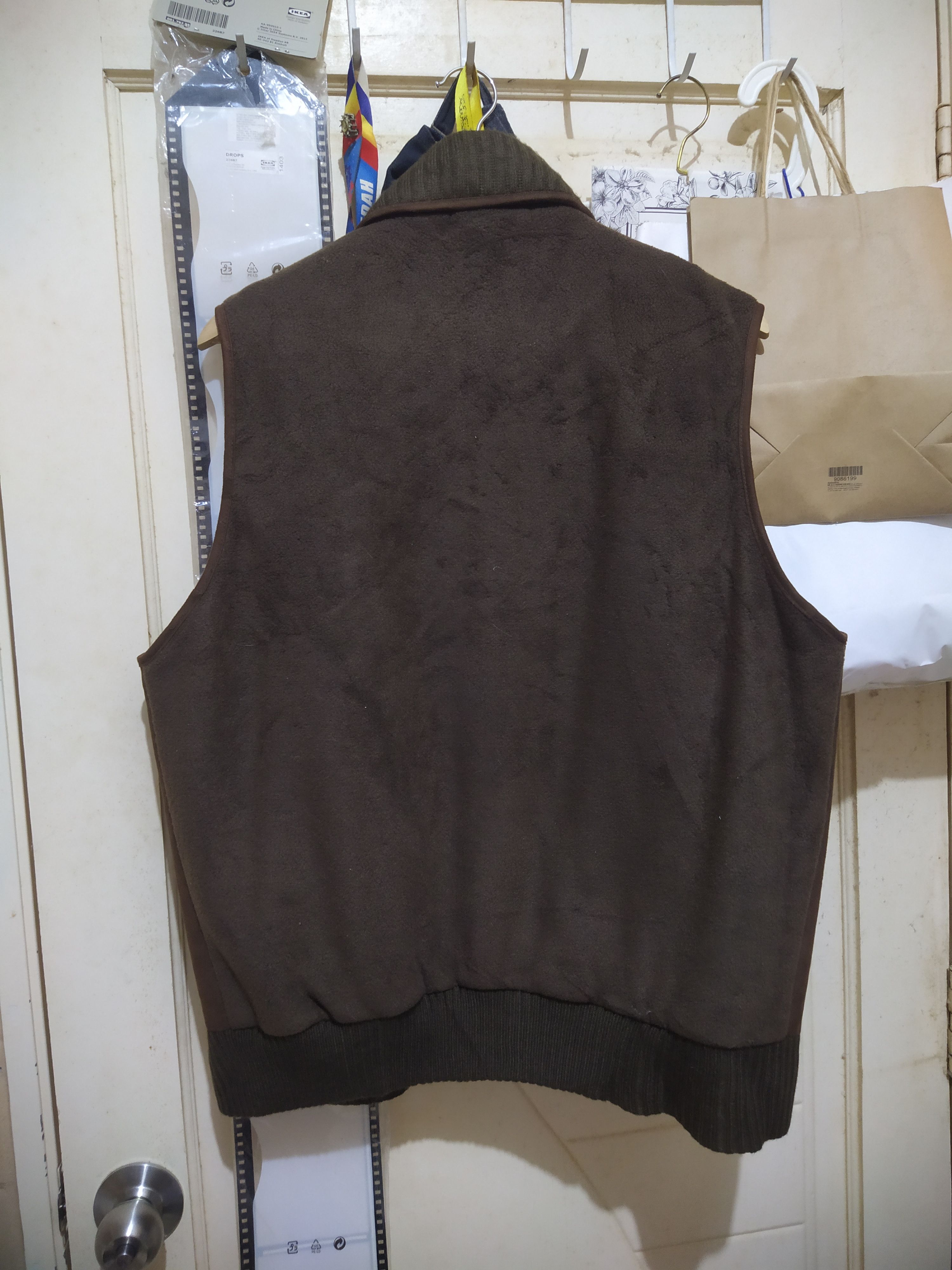 Lindbergh LINDBERGH Shawl Collar Sweater Vest with Patterned Panel Size US L / EU 52-54 / 3 - 2 Thumbnail
