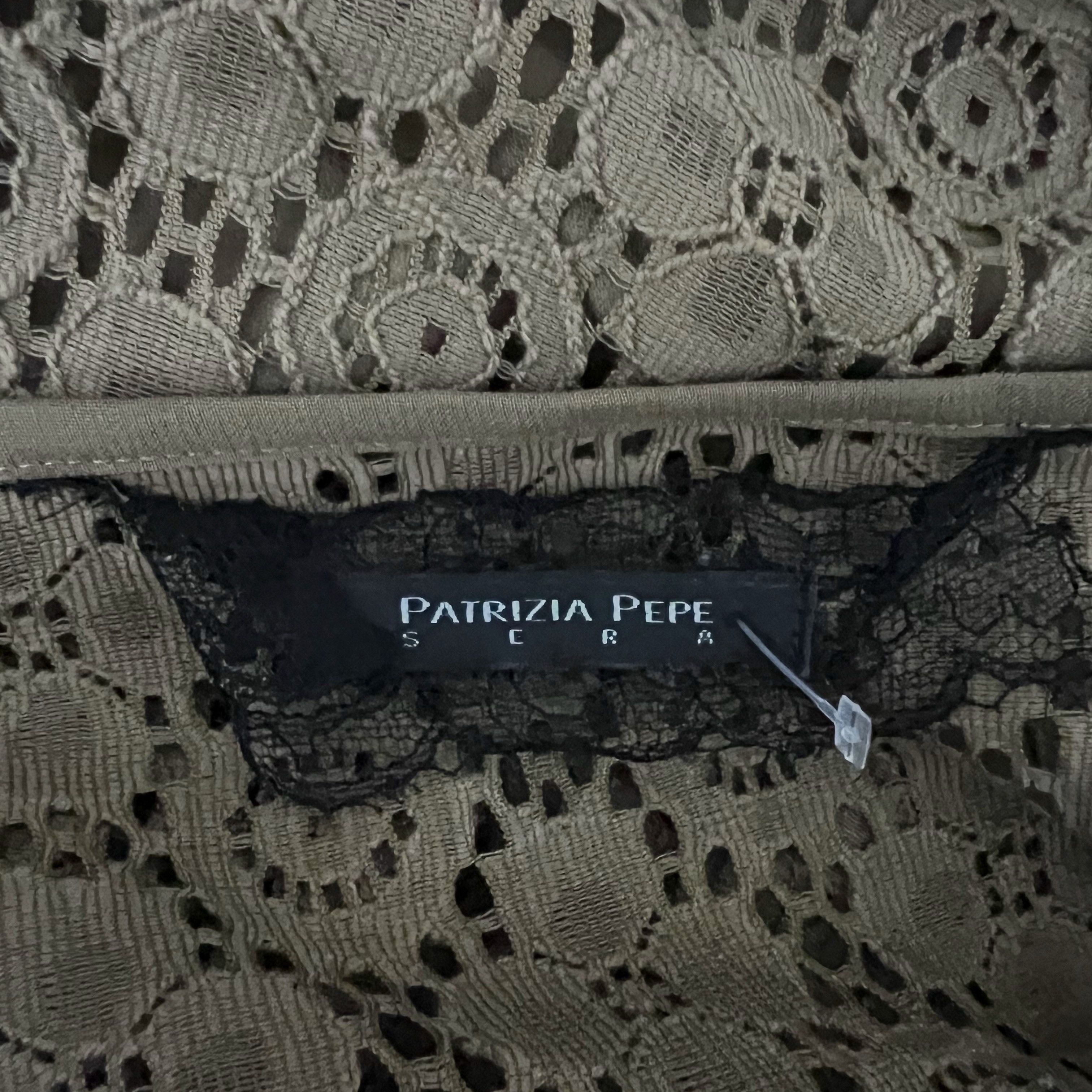 Patrizia Pepe Patrizia Pepe Chiffon Floral Lace Crochet Sheer Size L / US 10 / IT 46 - 2 Thumbnail