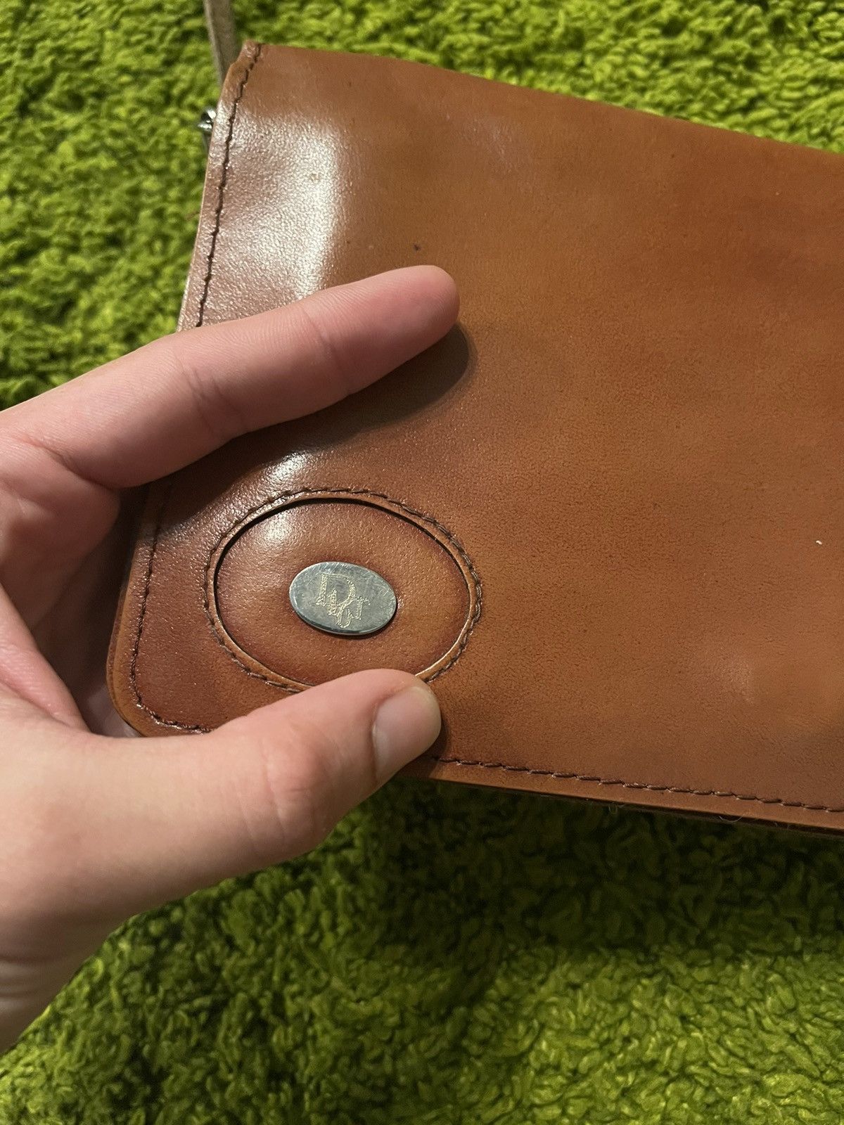 Christian Dior Monsieur × Genuine Leather × Vintage Christian Dior Monsieur 90s vintage real leather mini bag Size ONE SIZE - 4 Thumbnail