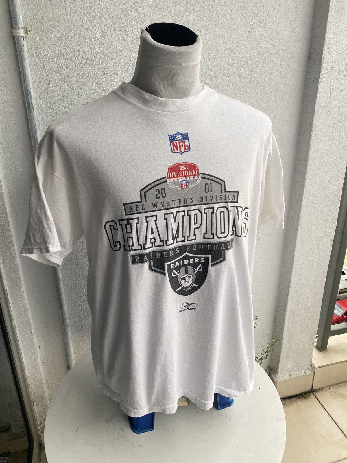 Reebok Vintage Raiders Reebok Tshirt Size US L / EU 52-54 / 3 - 2 Thumbnail