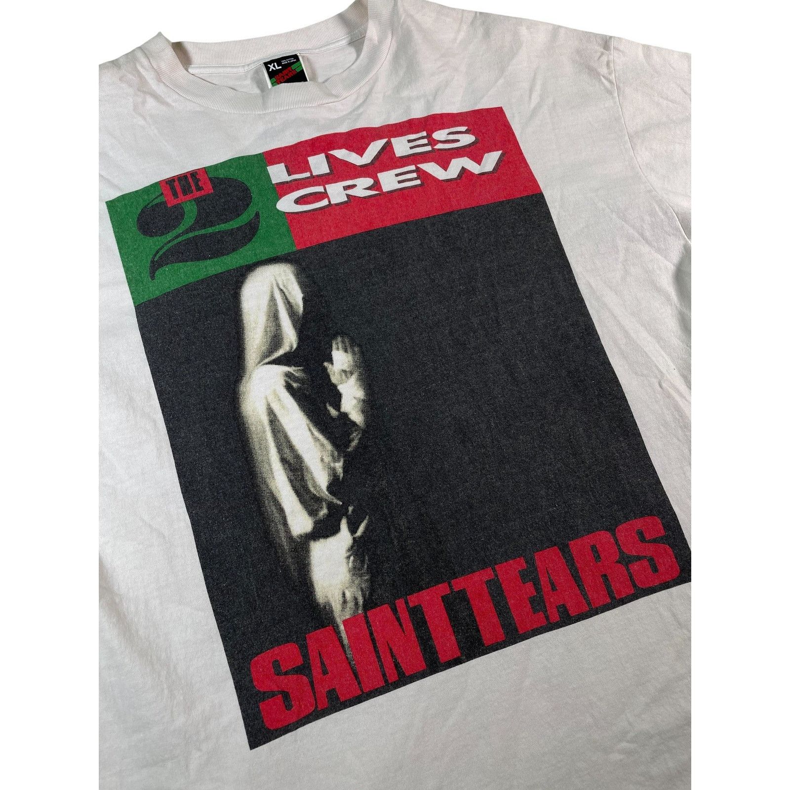 Saint Michael Saint Michael 'Tears 2 Lives' Denim Crew Tee Size US XL / EU 56 / 4 - 2 Thumbnail