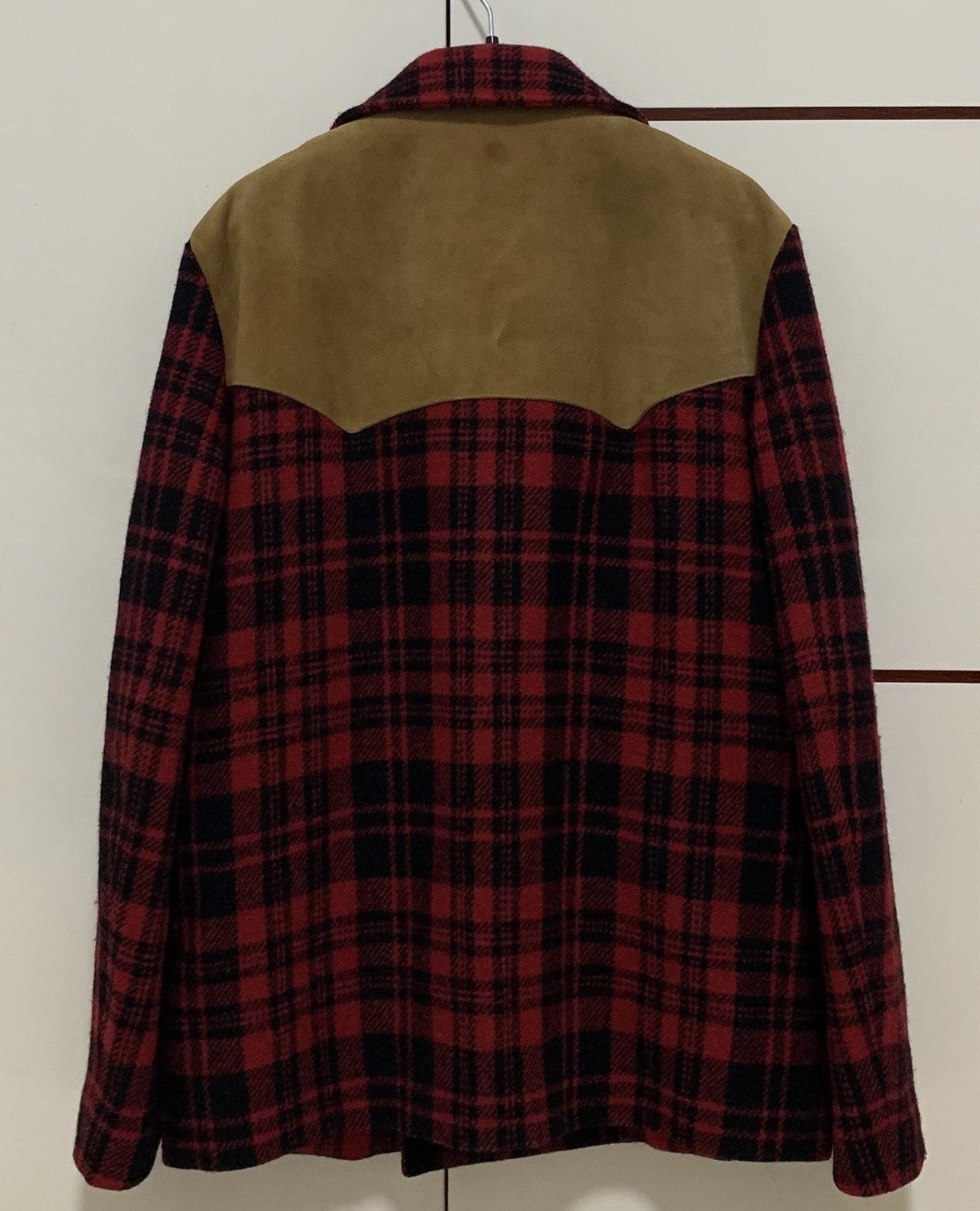 Saint Laurent Paris Saint Laurent 2014 Plaid red coat Size US M / EU 48-50 / 2 - 2 Thumbnail