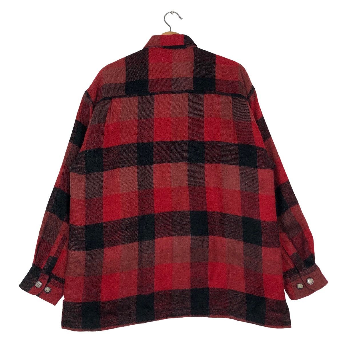 Japanese Brand 🔥Vintage Alaskan Woodman Shirt Jacket Wool Tartan Design Size US M / EU 48-50 / 2 - 8 Thumbnail