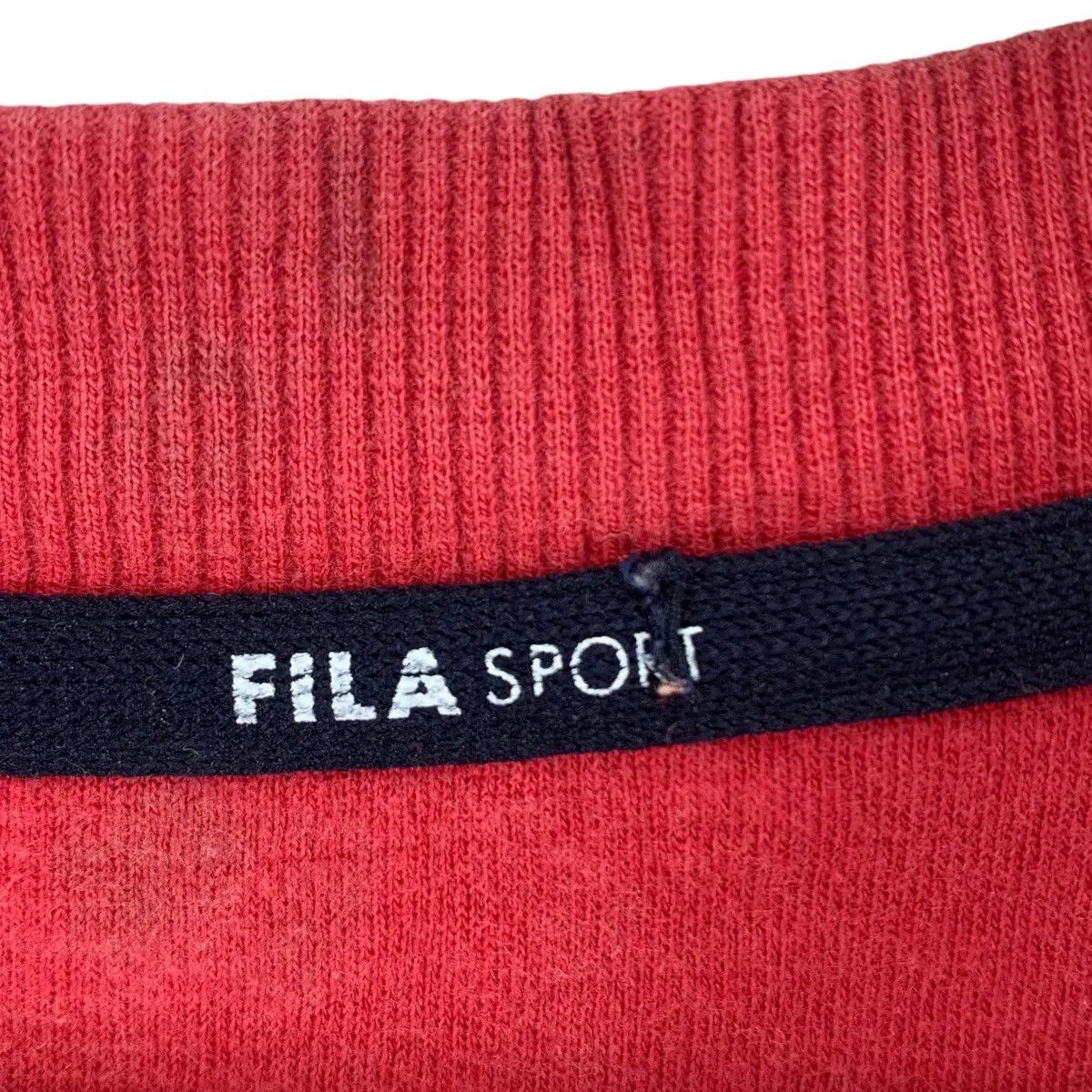 Fila Vtg FILA BIELLA ITALIA Sportiva Center Logo Flag Sweatshirt Size XL / US 12-14 / IT 48-50 - 6 Thumbnail