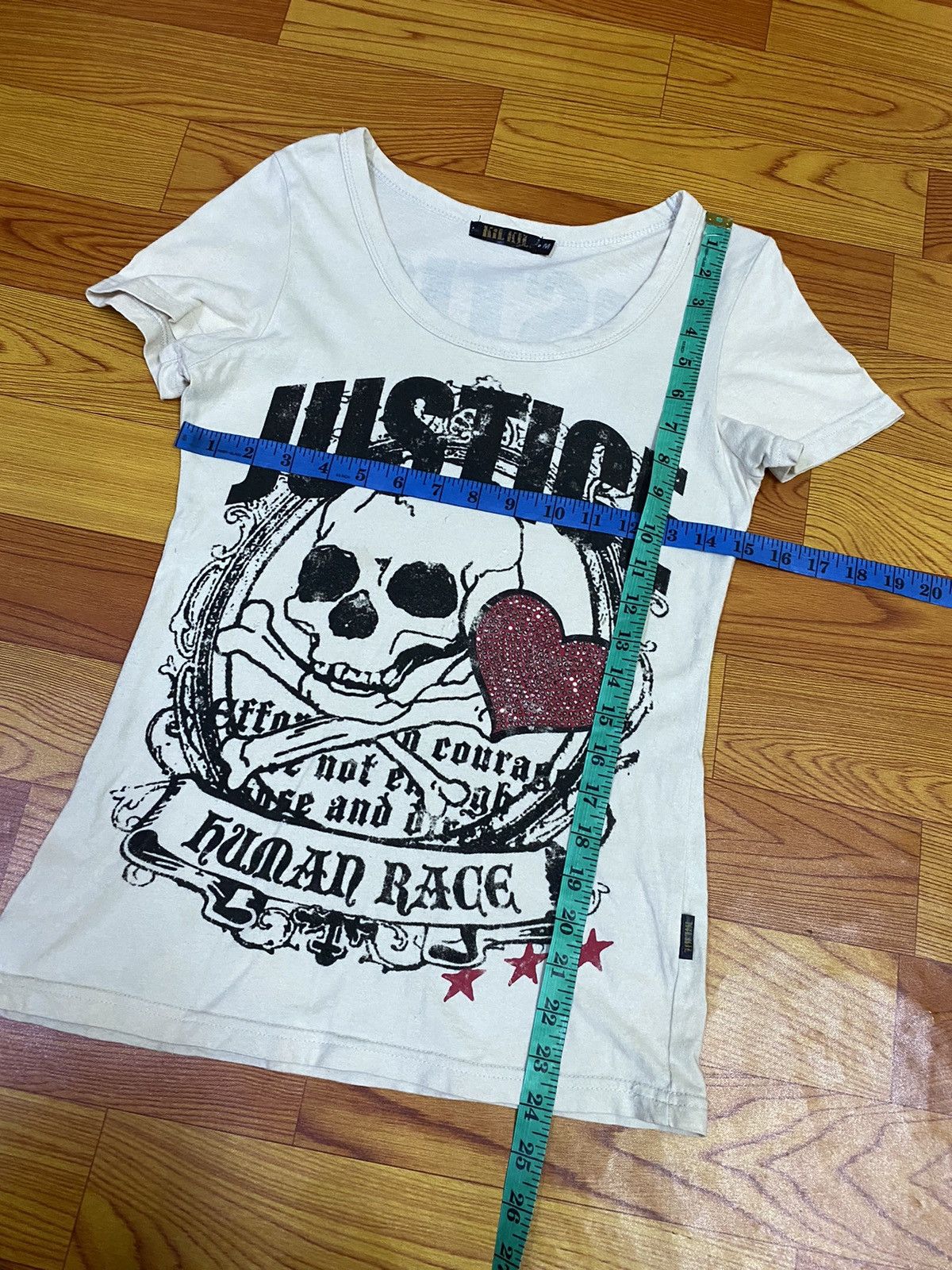 14th Addiction × If Six Was Nine × Japanese Brand Justice Human Rage Skull Tee Japanese Brand Size S / US 4 / IT 40 - 8 Thumbnail