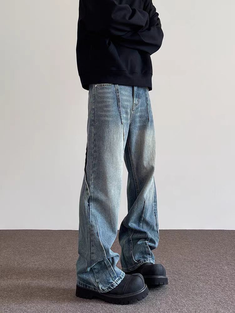 Japanese Brand × Jean High Street Cropped Straight Leg Micro Flare Jeans Size US 30 / EU 46 - 1 Thumbnail