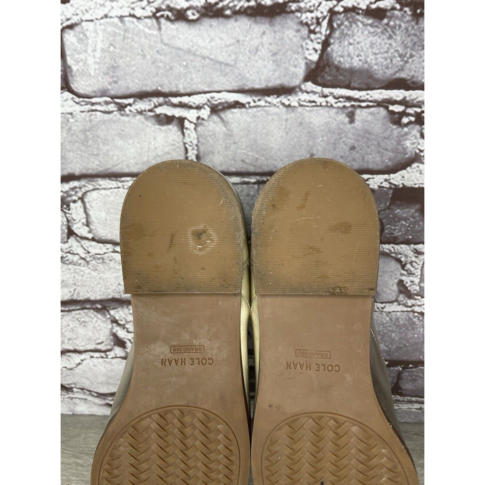 Cole Haan COLE HAAN Go To Collection Arden Gold Metallic Leather Oxfor Size US 10 / IT 40 - 9 Thumbnail