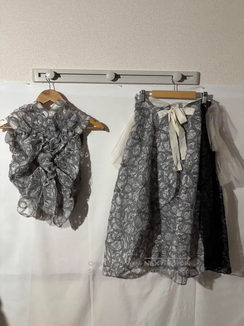 Comme des Garcons Comme Des Garcons Nylon gauze deformation suit Size M / US 6-8 / IT 42-44 - 2 Thumbnail