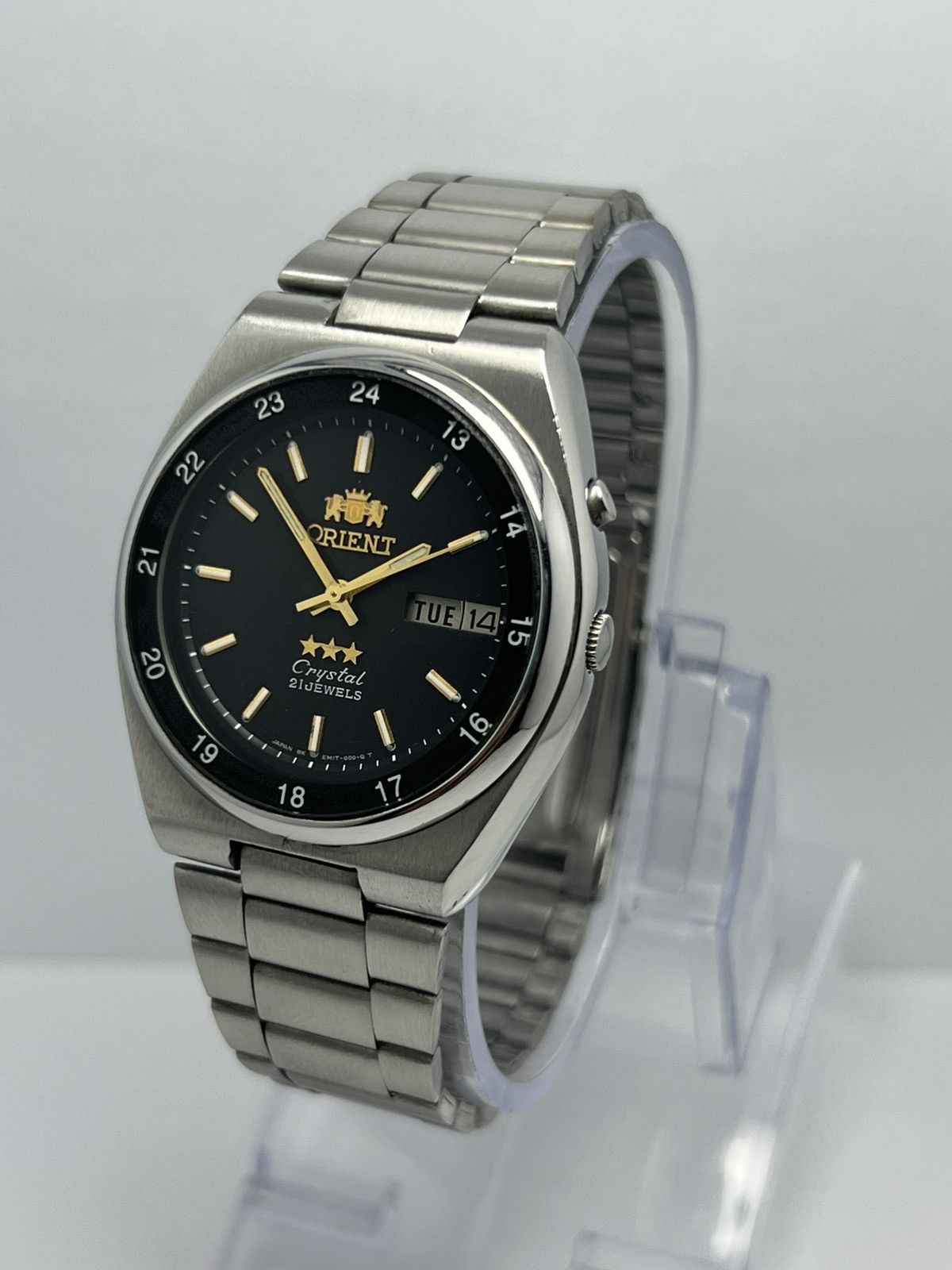 Orient Vintage Orient Automatic wrist Watch Day/Date Japan Size 36 - 10 Thumbnail
