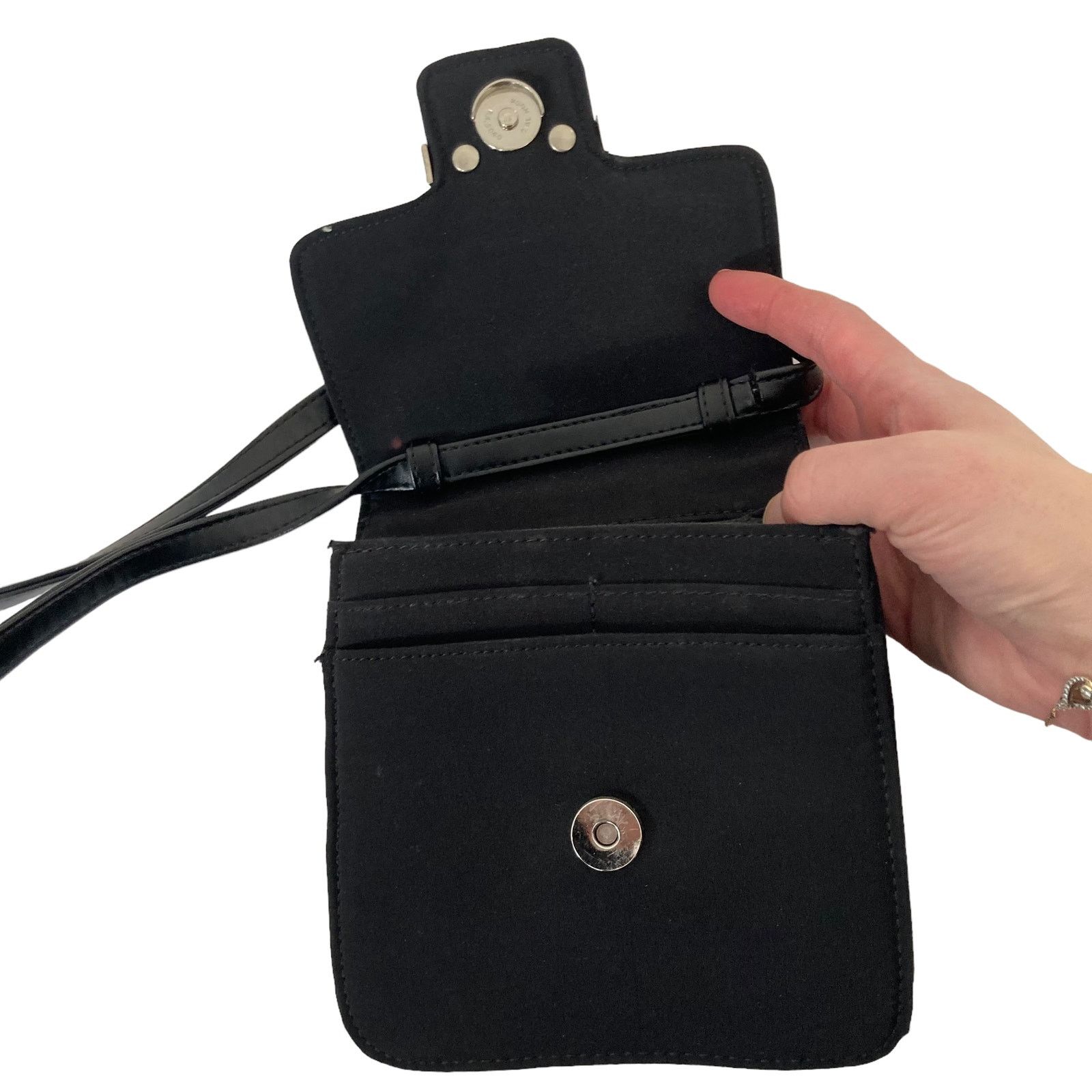 Nine West Nine West Black Mini Crossbody Size ONE SIZE - 2 Thumbnail