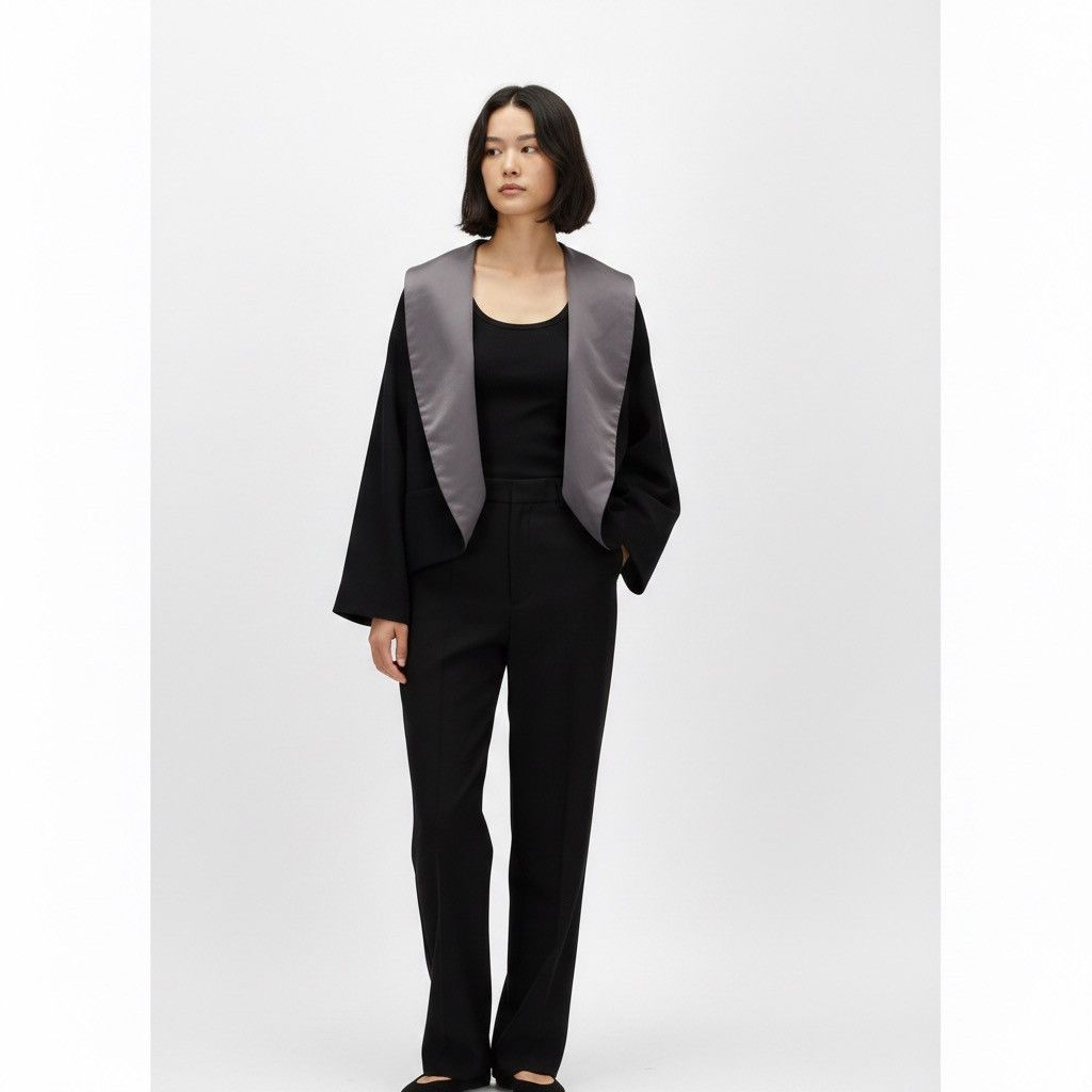 Hiroko Koshino Homme Hiroko Koshino Sculptural Belted Kimono Wrap Jacket Size S / US 4 / IT 40 - 2 Thumbnail