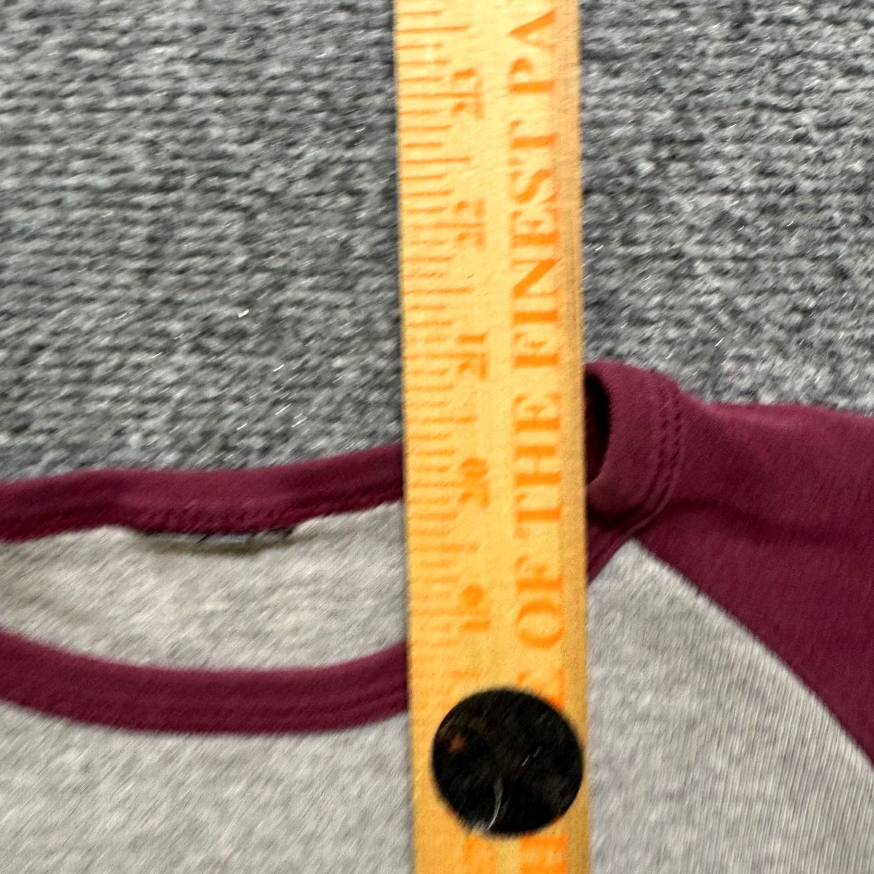 Vintage VINTAGE Ambercrombie & Fitch Longsleeve Shirt Women's M Maroon Athletic Dept Y2K Size M / US 6-8 / IT 42-44 - 6 Thumbnail