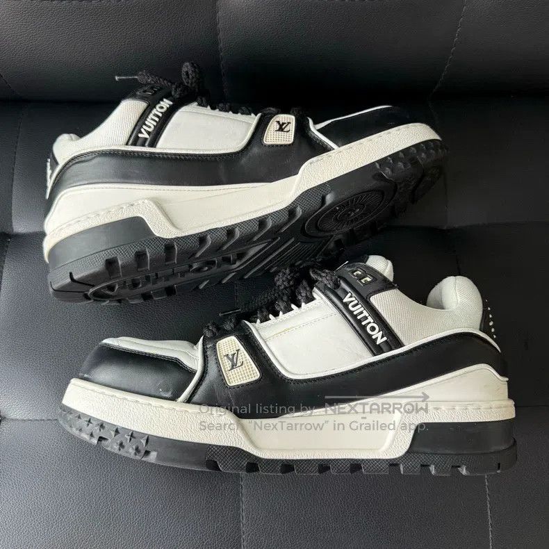 Louis Vuitton Louis Vuitton Trainer Black and White Maxi Small Fat Ding Size US 9 / EU 42 - 7 Thumbnail