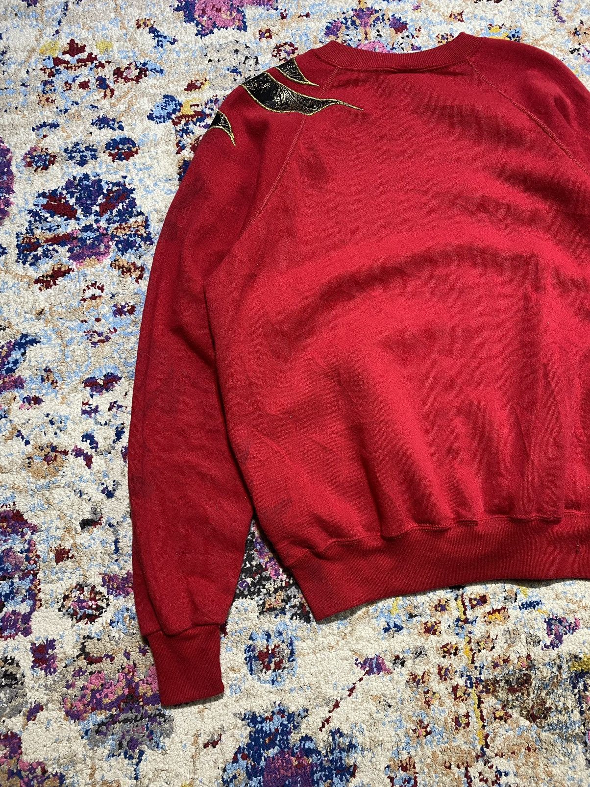 Lee 1989 Lee Sturdy Sweats Embroidered Ribbons Sweatshirts Size US L / EU 52-54 / 3 - 5 Thumbnail