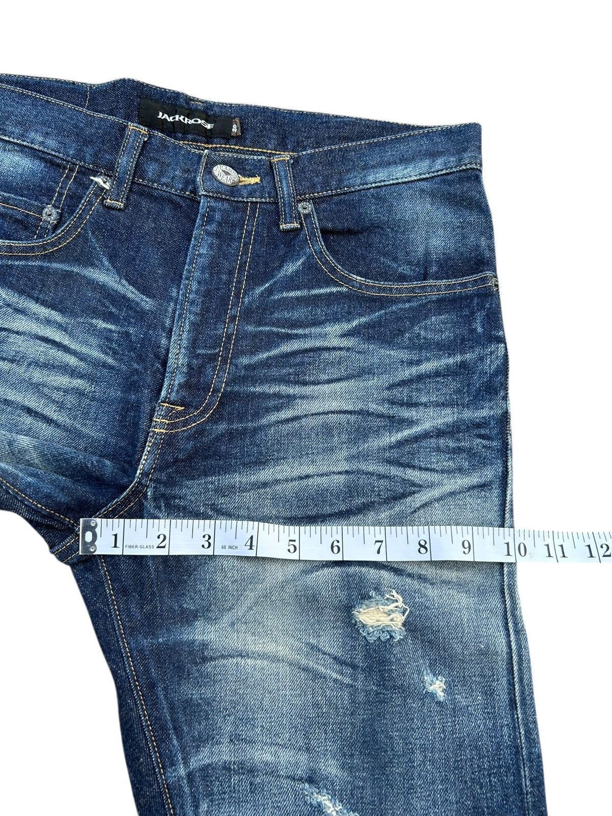 Kapital JACKROSE JAPANESE BRAND DISTRESSED DENIM JEANS MADE IN JAPAN Size US 30 / EU 46 - 17 Thumbnail