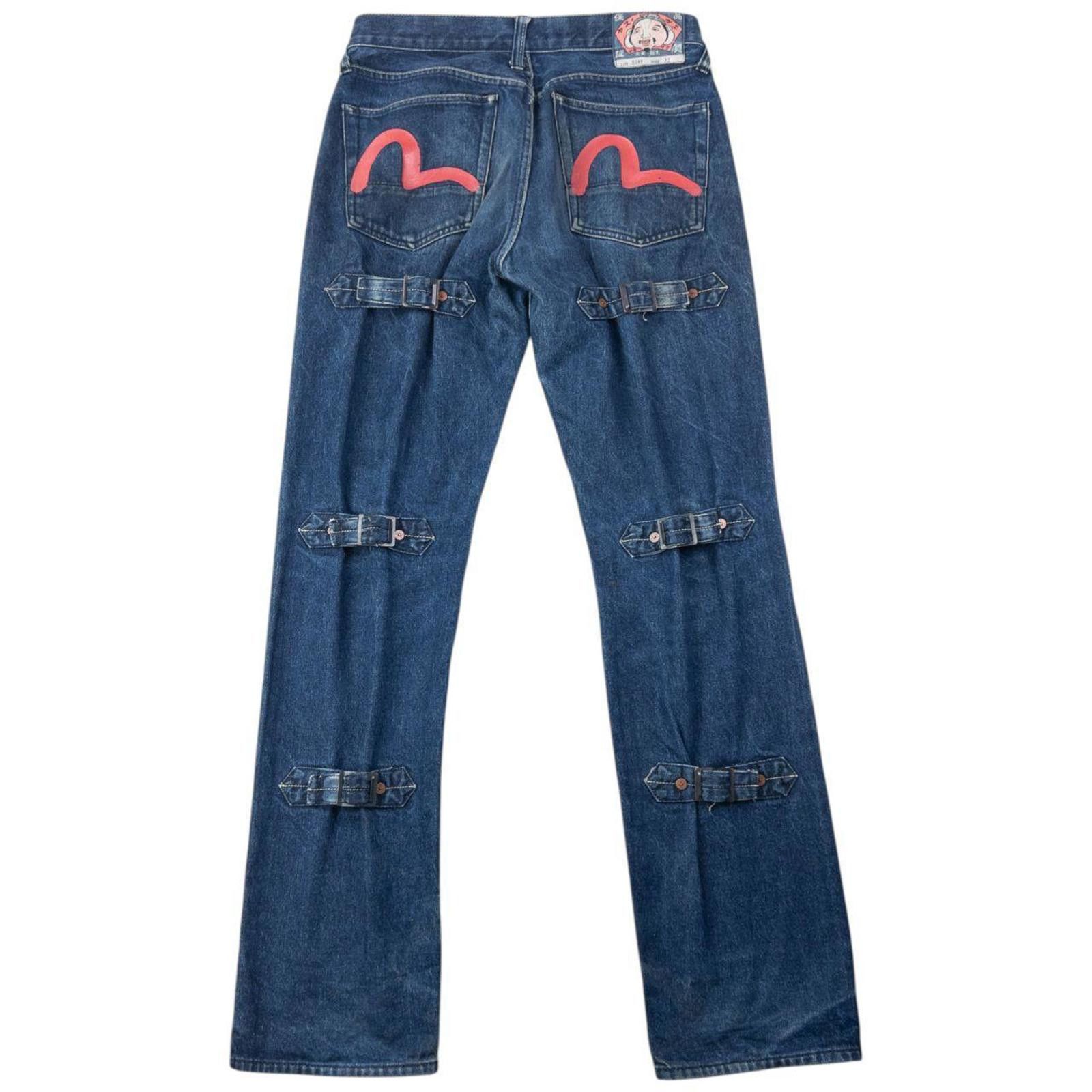 Evisu Vintage 2000s Evisu Double Gull Denim Jeans Size W30 Size US 30 / EU 46 - 2 Thumbnail