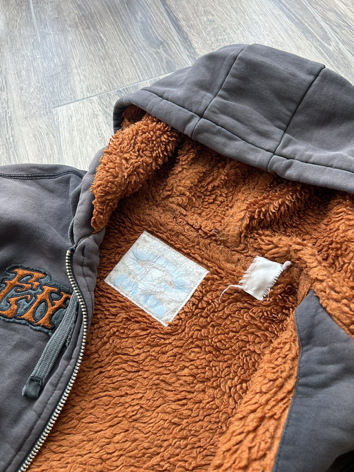Designer × Japanese Brand × Vintage Vintage Energy Big logo y2k zip-hoodies faded rare mens Size US M / EU 48-50 / 2 - 6 Thumbnail