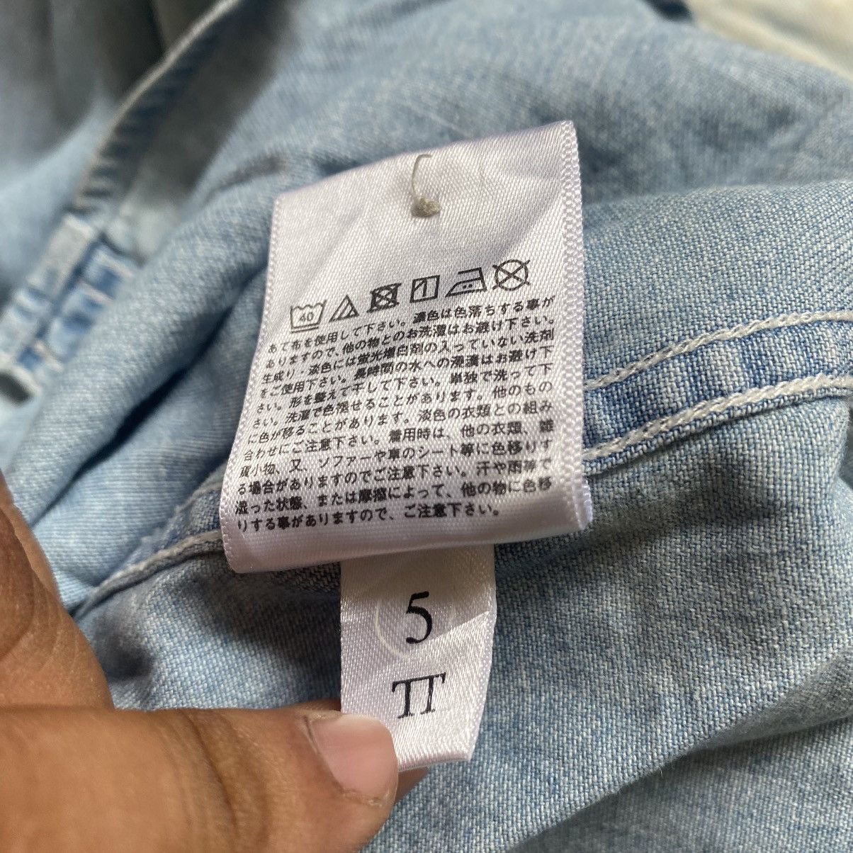 Uniqlo Vintage Uniqlo Selvedge Washed Blue Button Down Shirts Size US M / EU 48-50 / 2 - 13 Thumbnail
