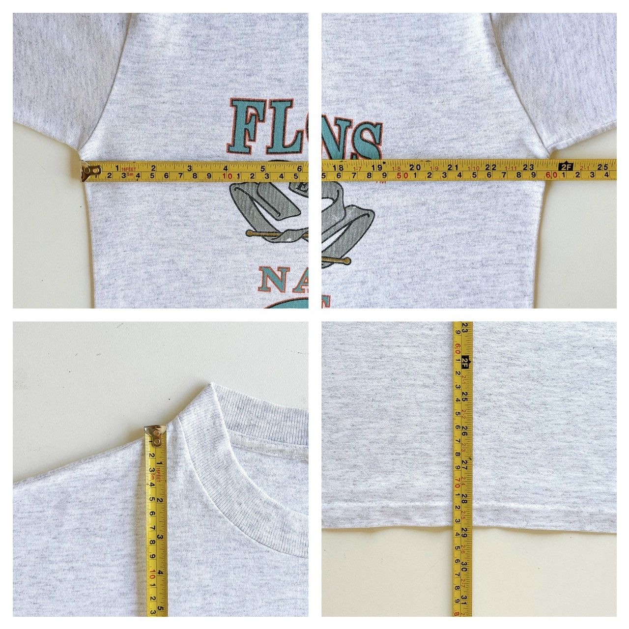 Vintage 90s Florida Marlins MLB t-shirt/ XL Size US XL / EU 56 / 4 - 10 Thumbnail
