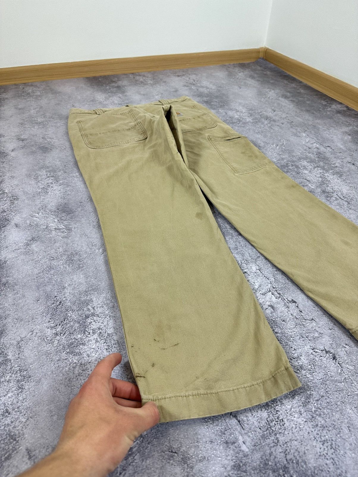 Carhartt Vintage Carhartt Distressed Faded Carpenter Baggy Work Pants Size US 32 / EU 48 - 3 Thumbnail