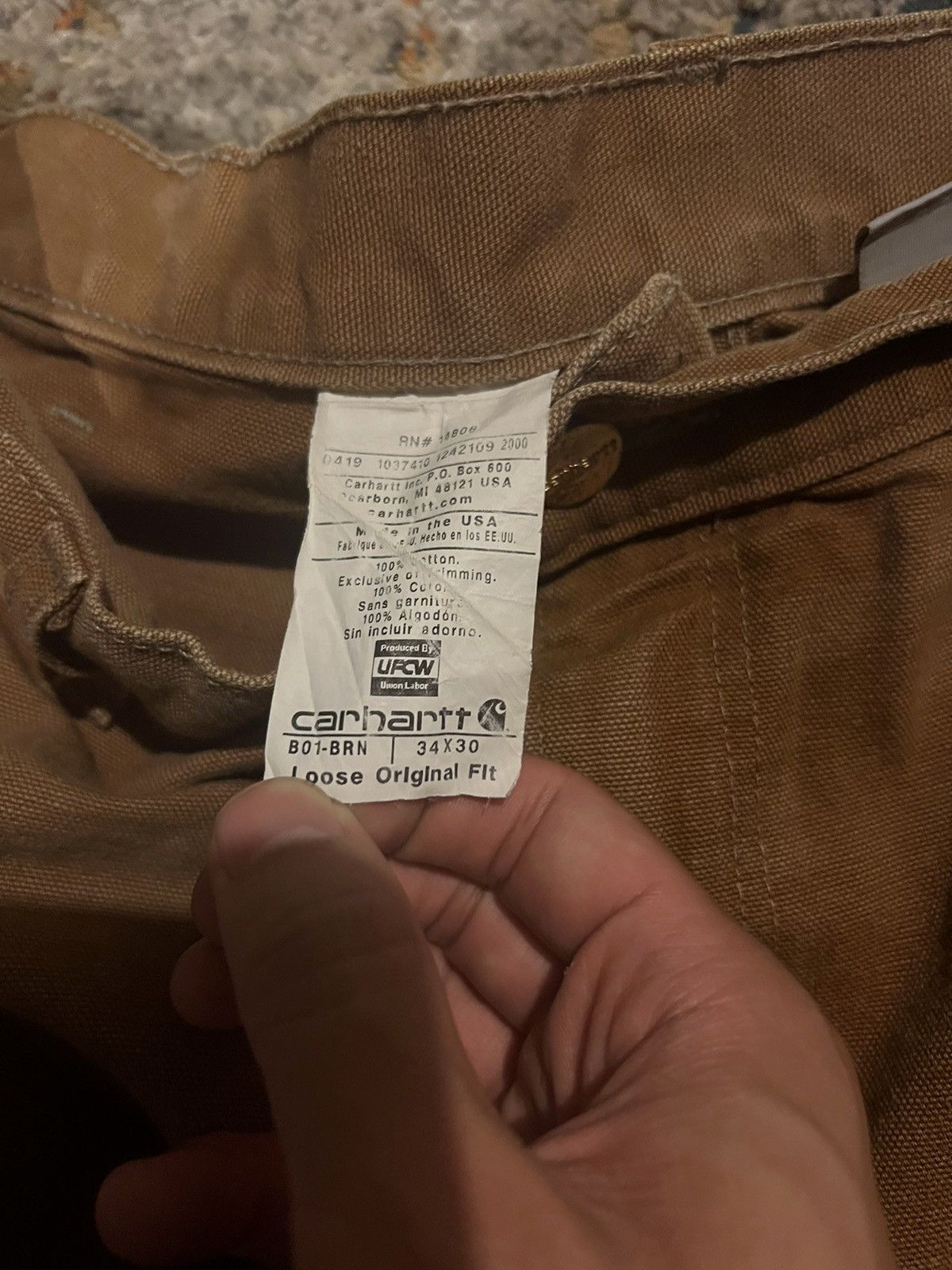 Carhartt Carhartt Double Knee Pants Size 32x30 Carpenter Baggy Size US 32 / EU 48 - 4 Thumbnail