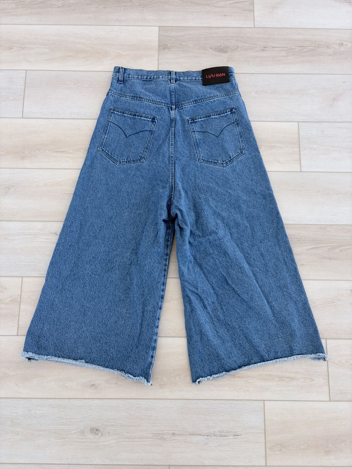 LUU DAN wide leg cropped jeans Size US 34 / EU 50 - 4 Thumbnail