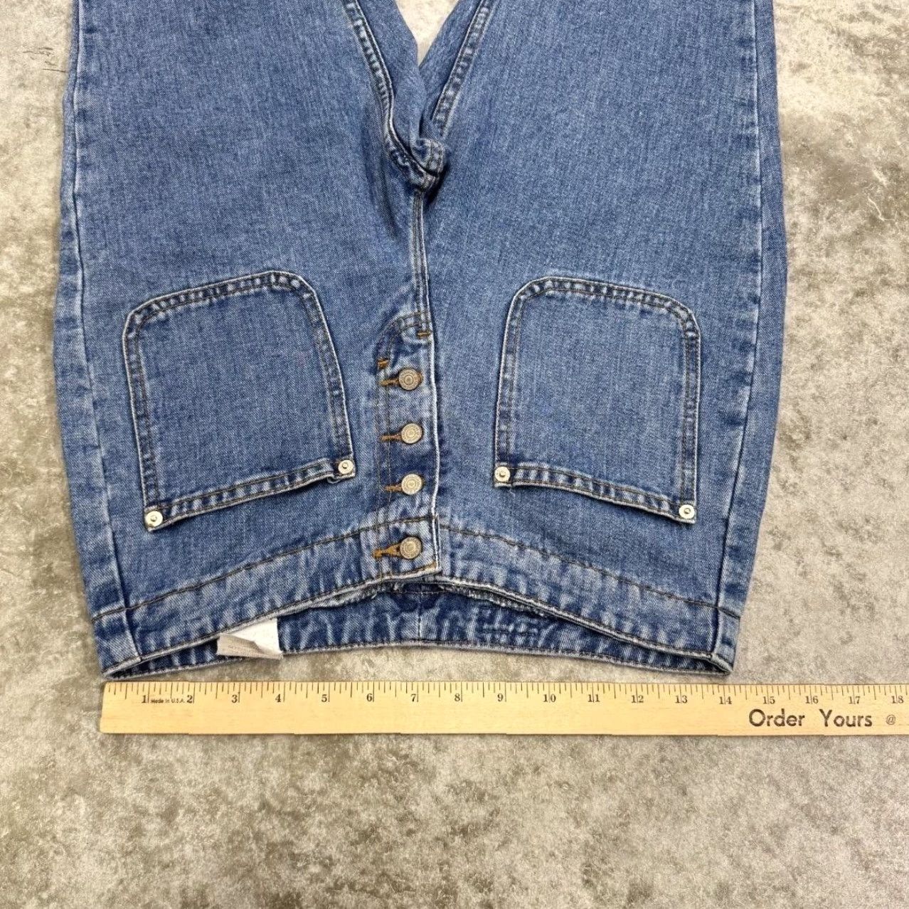 Jordache VINTAGE Jordache Jeans Juniors 7/8 High Rise Button Fly Flare Front Pockets 90s Size 28" / US 6 / IT 42 - 7 Thumbnail