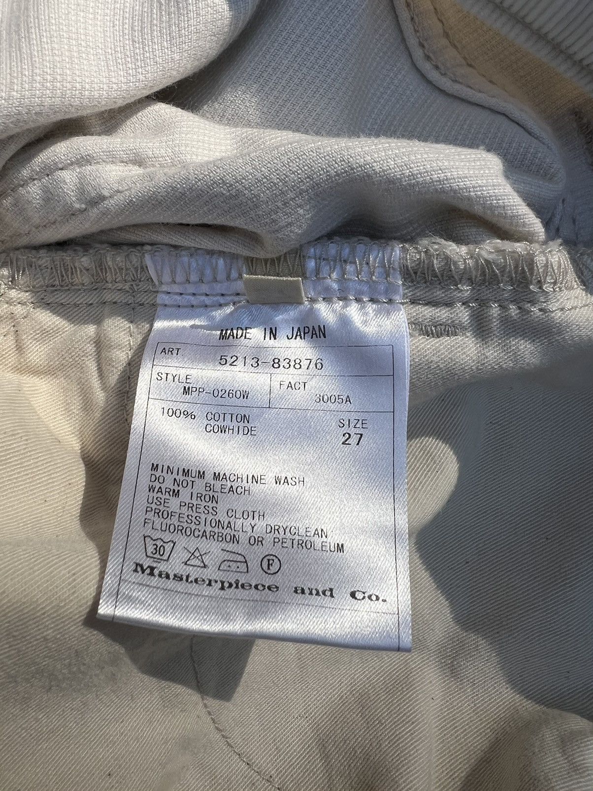 MasterPiece Cream Corduroy Jeans Size US 30 / EU 46 - 4 Thumbnail