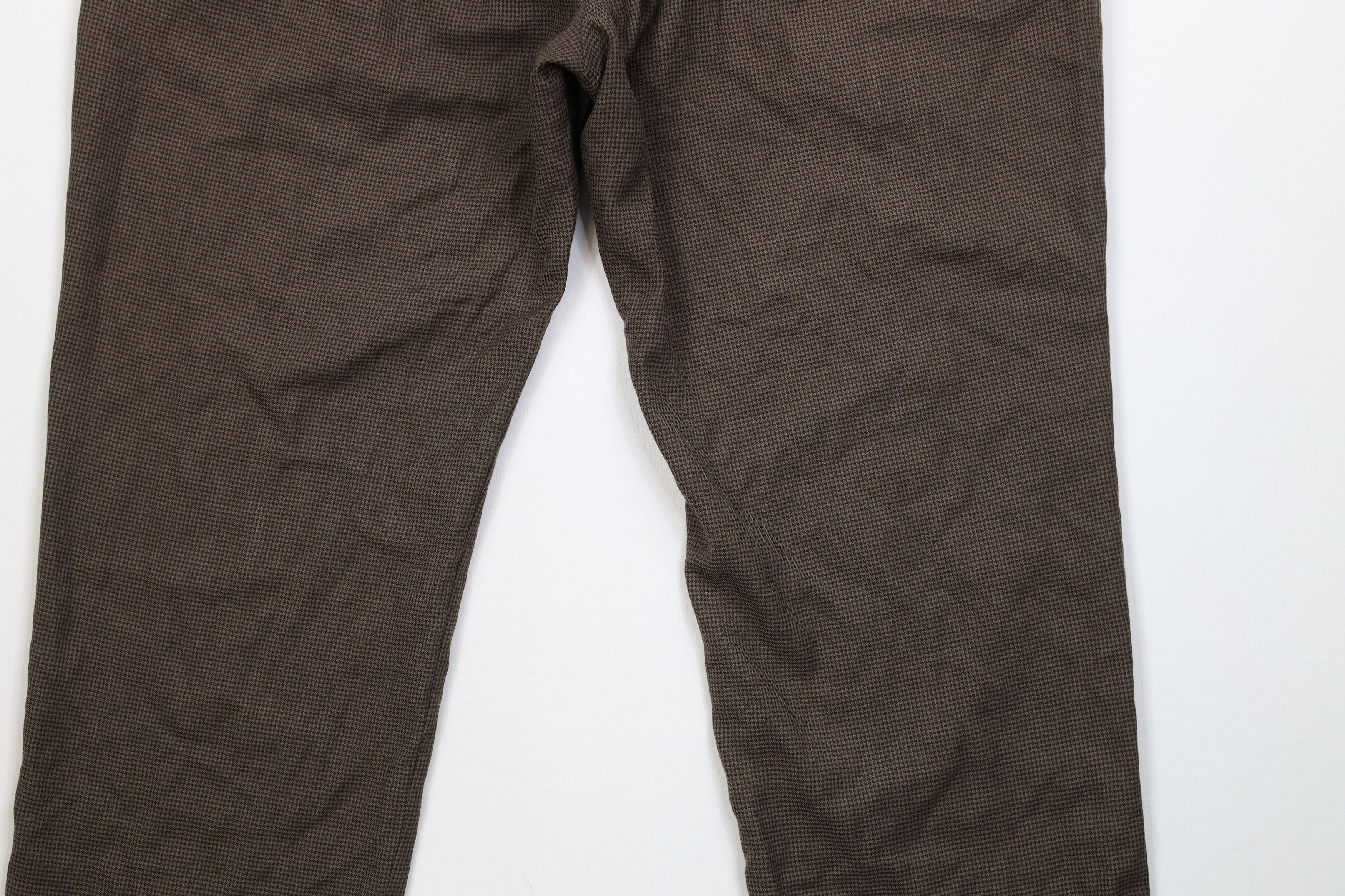Ralph Lauren Vintage Ralph Lauren Gabardine Houndstooth Wide Leg Pants Size US 40 / EU 56 - 14 Thumbnail
