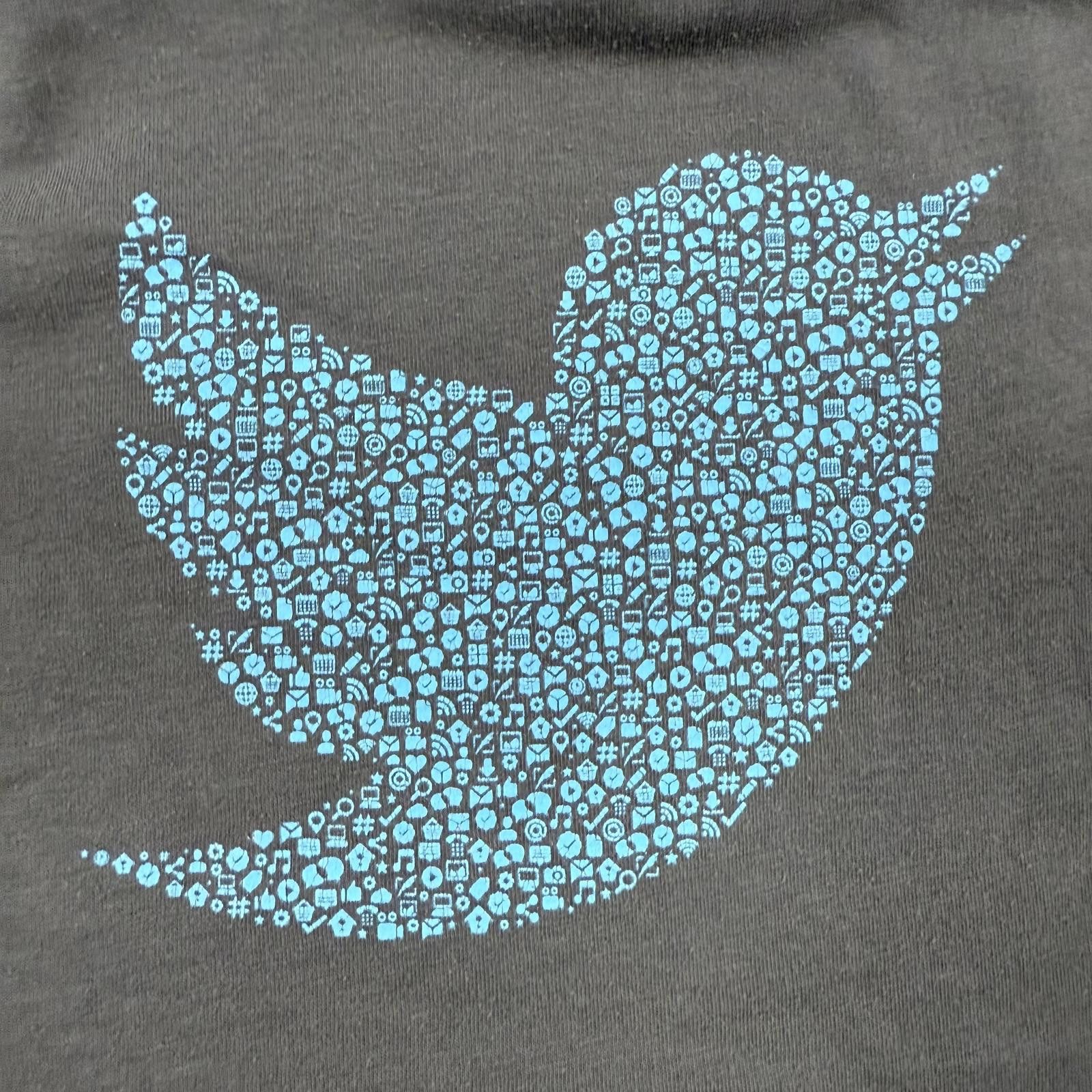 Designer Twitter Dev Team Bird Logo Rare Employee T-Shirt - M Size US M / EU 48-50 / 2 - 6 Thumbnail