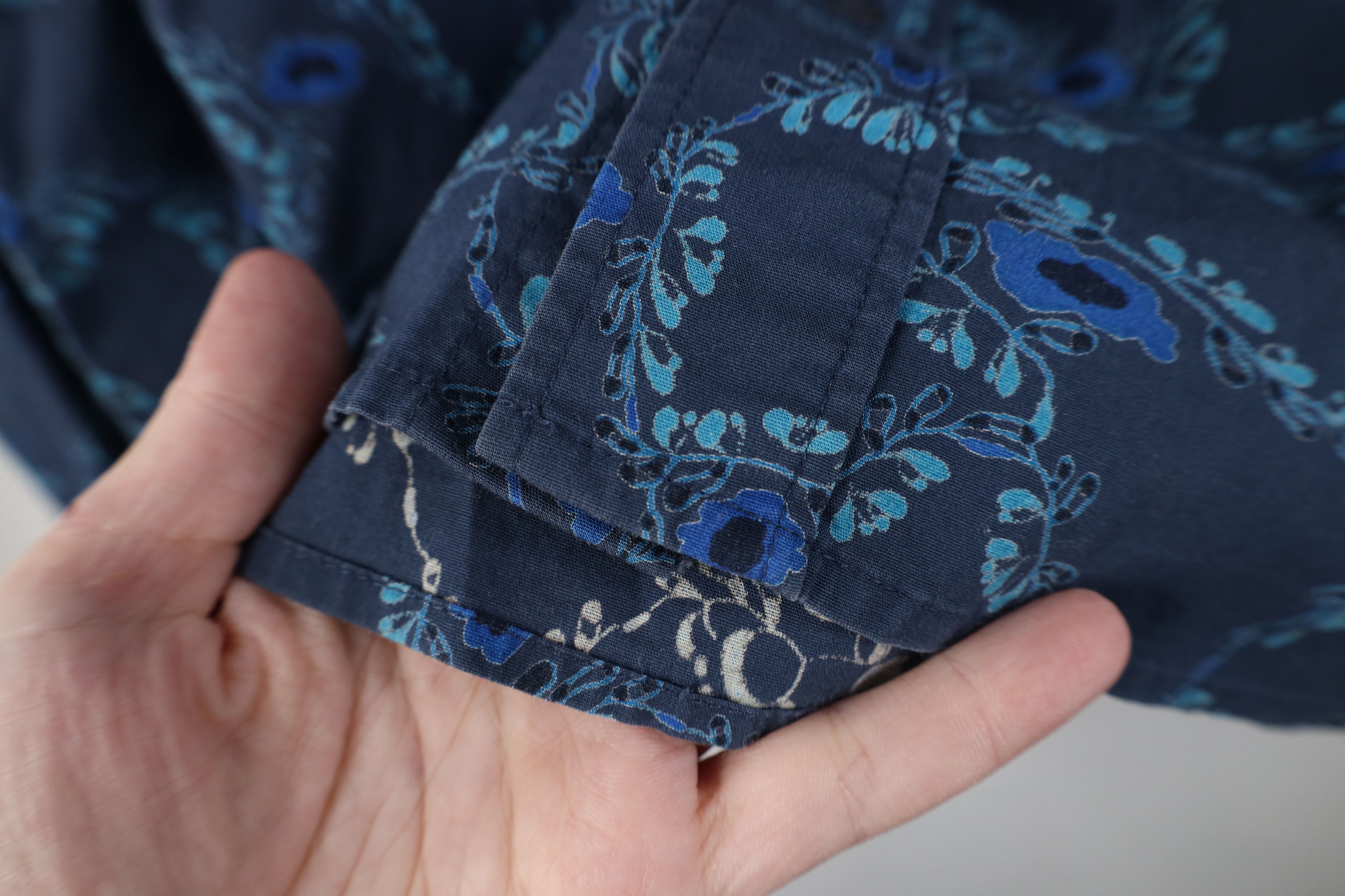 Theory Theory Andrew Flower All Over Print French Cuff Shirt Size US S / EU 44-46 / 1 - 5 Thumbnail