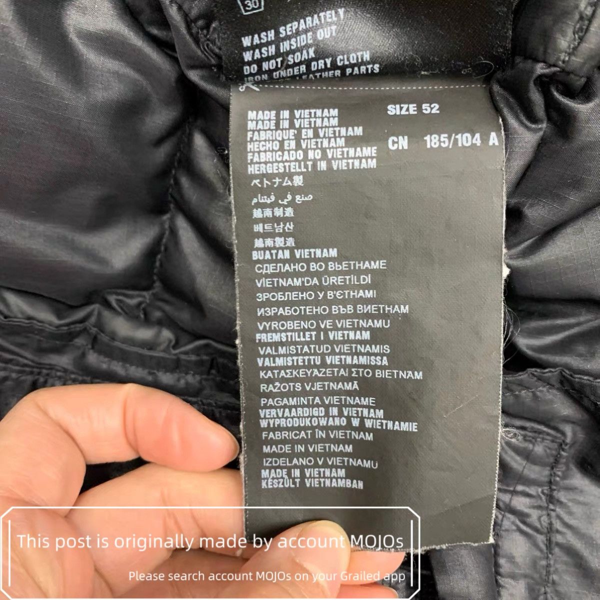 Prada Sz 52 Prada Metal Label Classic Puffer Jacket mojos1050526 Size US L / EU 52-54 / 3 - 4 Thumbnail