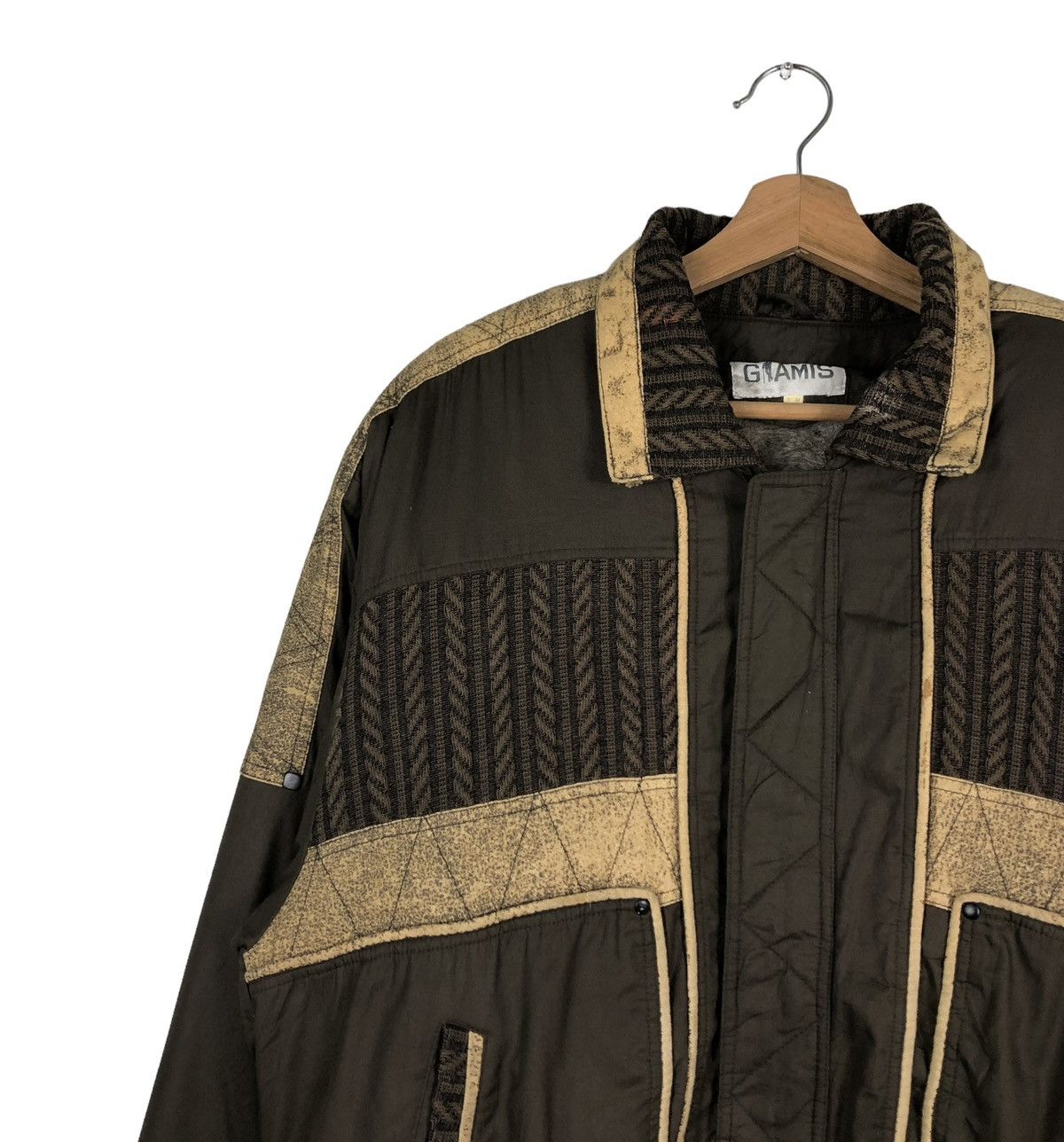 Japanese Brand 🔥VINTAGE BOMBER JACKET GIAMIS JAPAN MADE EMBROIDERED DESIGN Size US L / EU 52-54 / 3 - 5 Thumbnail