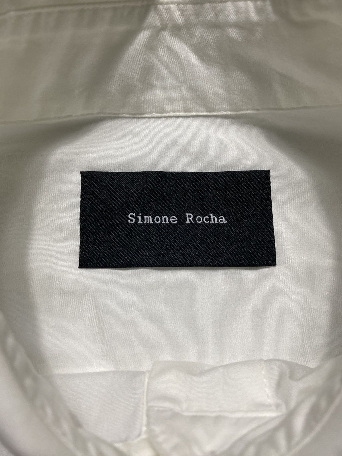 Simone Rocha SIMONE ROCHA WHITE COTTON PUFF SLEEVES Size XS / US 0-2 / IT 36-38 - 9 Thumbnail