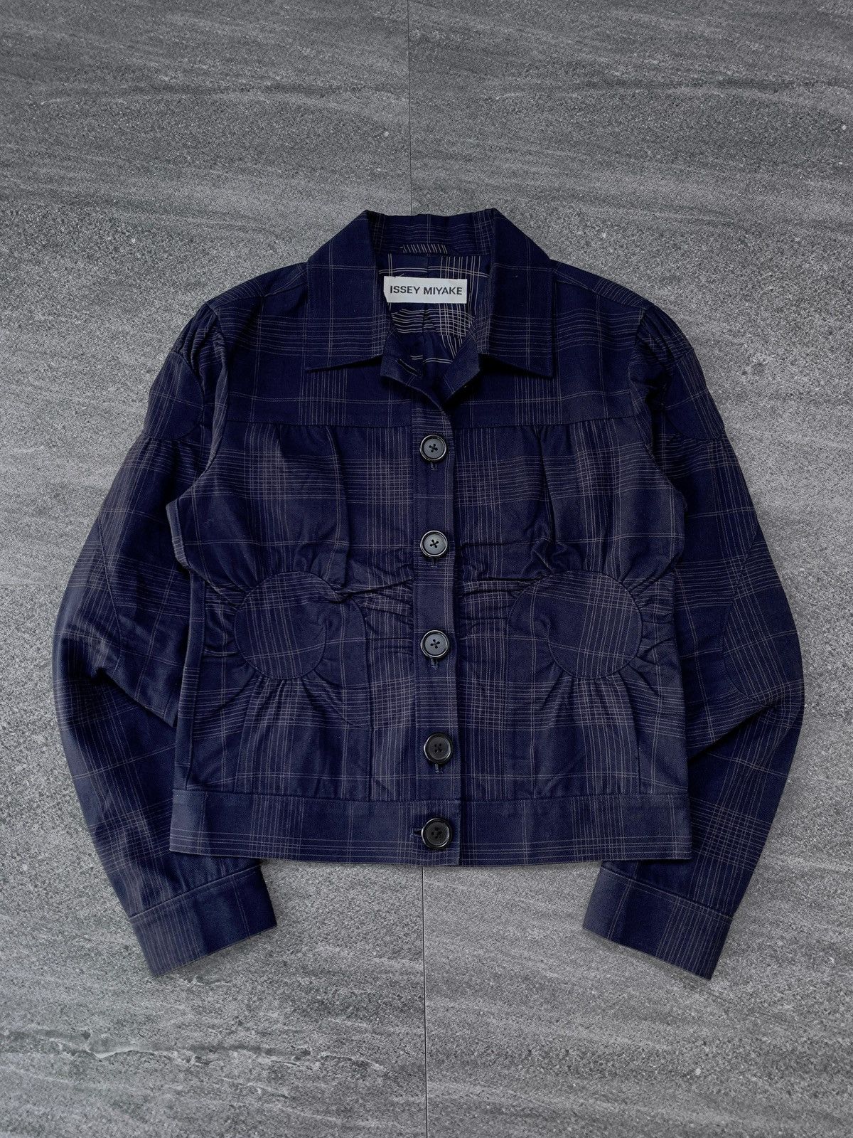 Issey Miyake AW 1993 Washer Pleats Plaid Jacket Size US XS / EU 42 / 0 - 1 Thumbnail