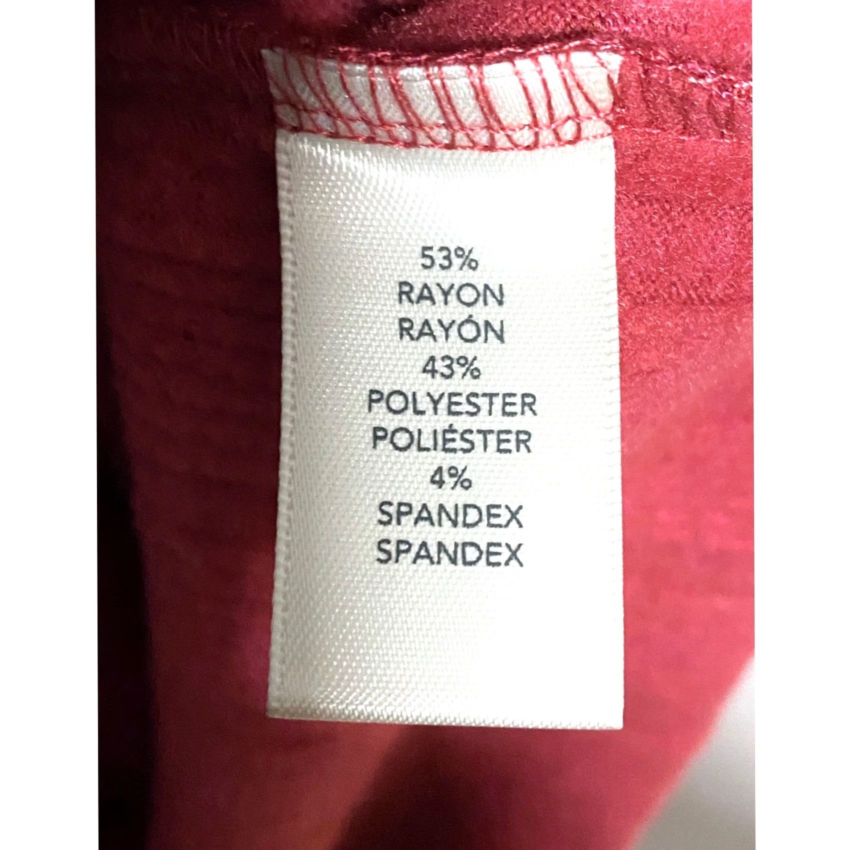 BKE BKE V Neck Tank Top Womens S Red Ribbed Stretch Summer Grunge Skater Y2K Edgy Size S / US 4 / IT 40 - 6 Thumbnail