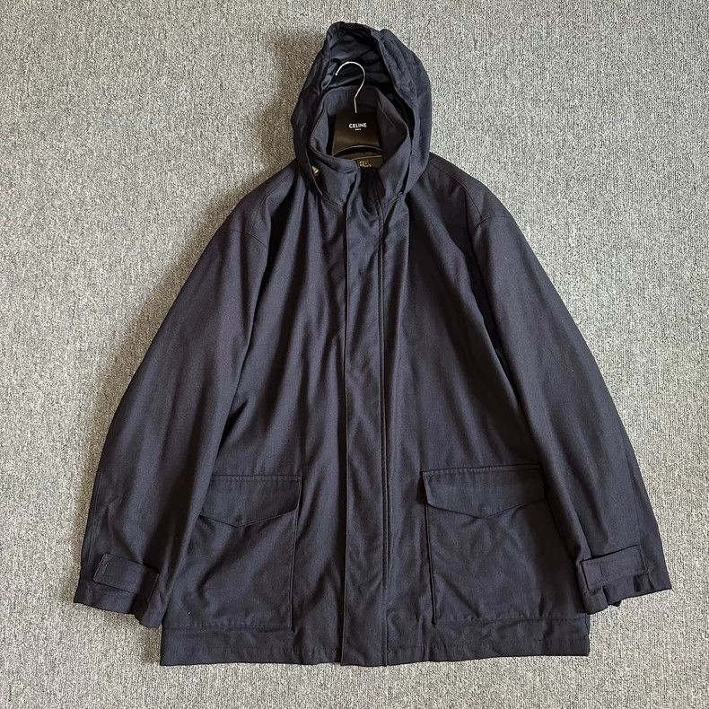 Loro Piana Loro Piana Parker-style hooded jacket 2505-Nextarrow Size US XL / EU 56 / 4 - 1 Thumbnail