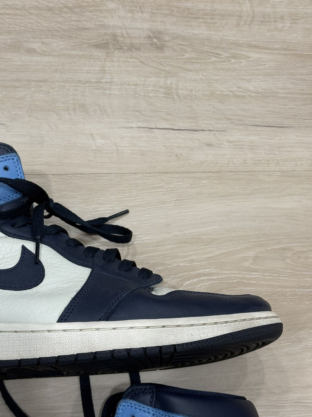 Jordan Brand Air Jordan 1 High Obsidian Size US 12 / EU 45 - 5 Thumbnail