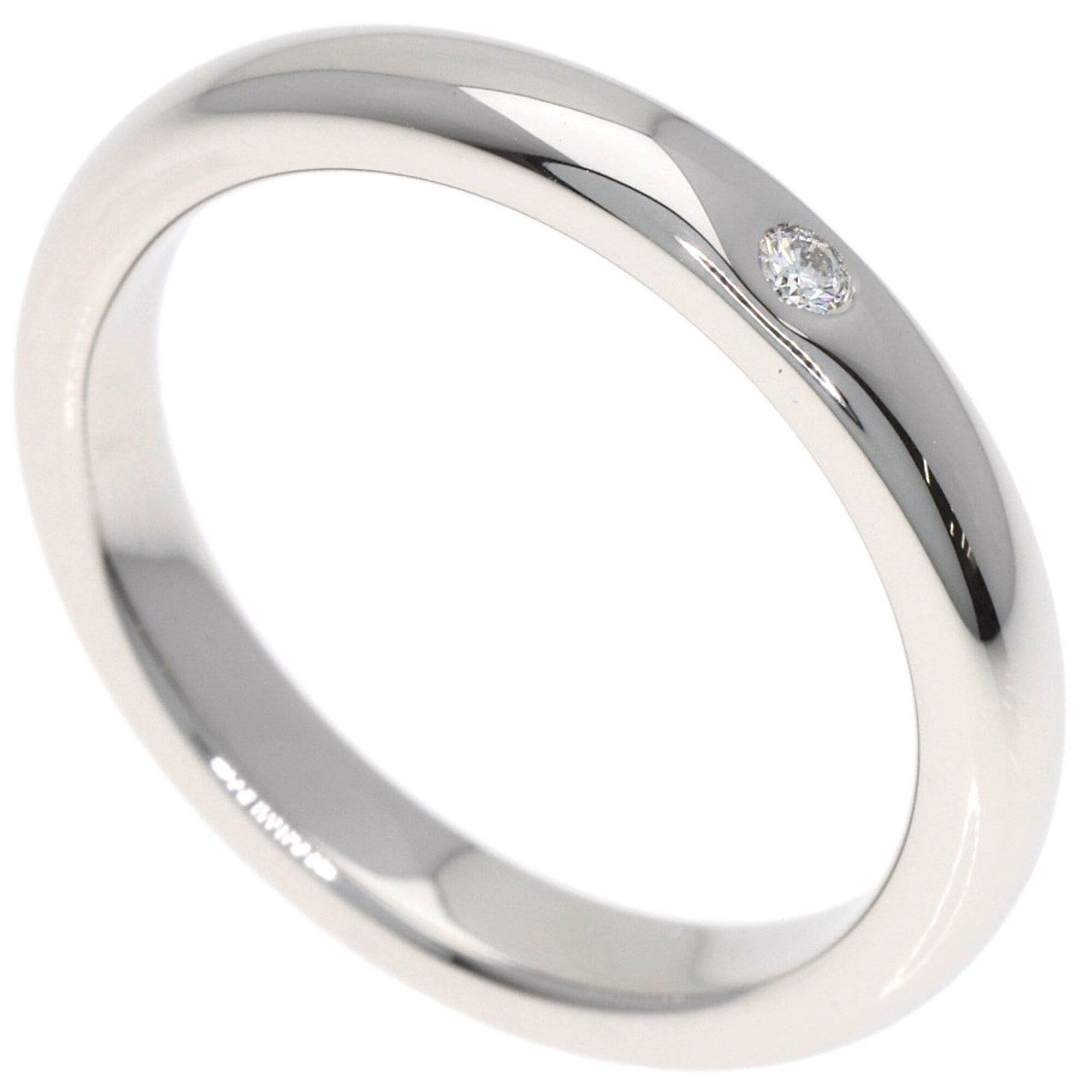 Tiffany & Co. Tiffany & Co. Stacking Band 1P Diamond Ring, Platinum PT950, Women's. Size ONE SIZE - 1 Thumbnail