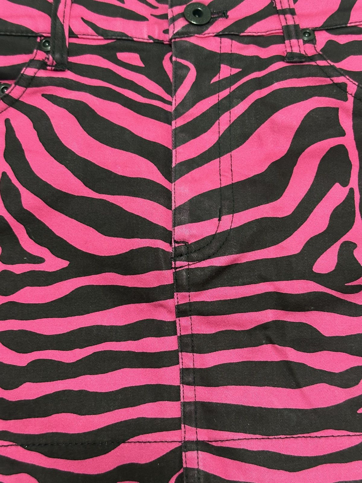 Hysteric Glamour HYSTERICS Zebra Print Mini Skirt Size 24" / US 00 / IT 34 - 3 Thumbnail