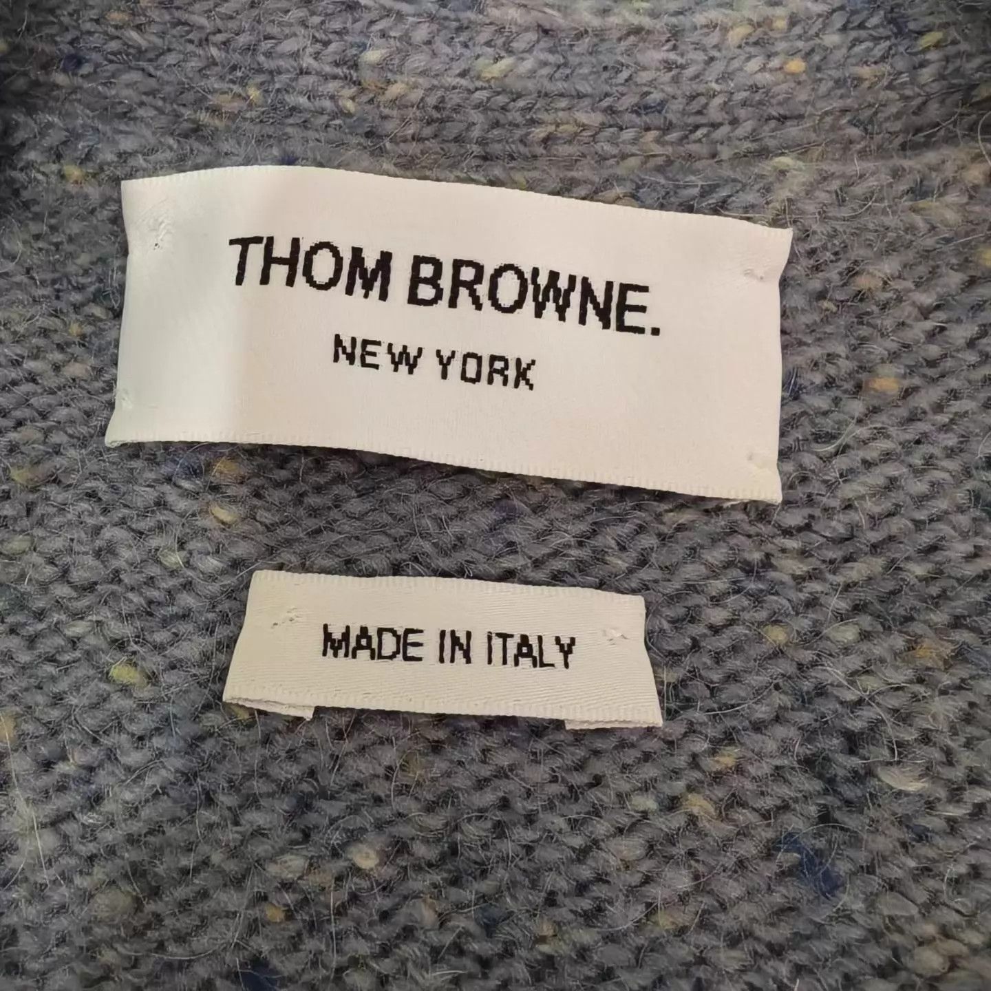 Thom Browne Thom Browne Mist Blue 4-Bar Wool Mohair Cardi 2 (99) Size US M / EU 48-50 / 2 - 3 Thumbnail