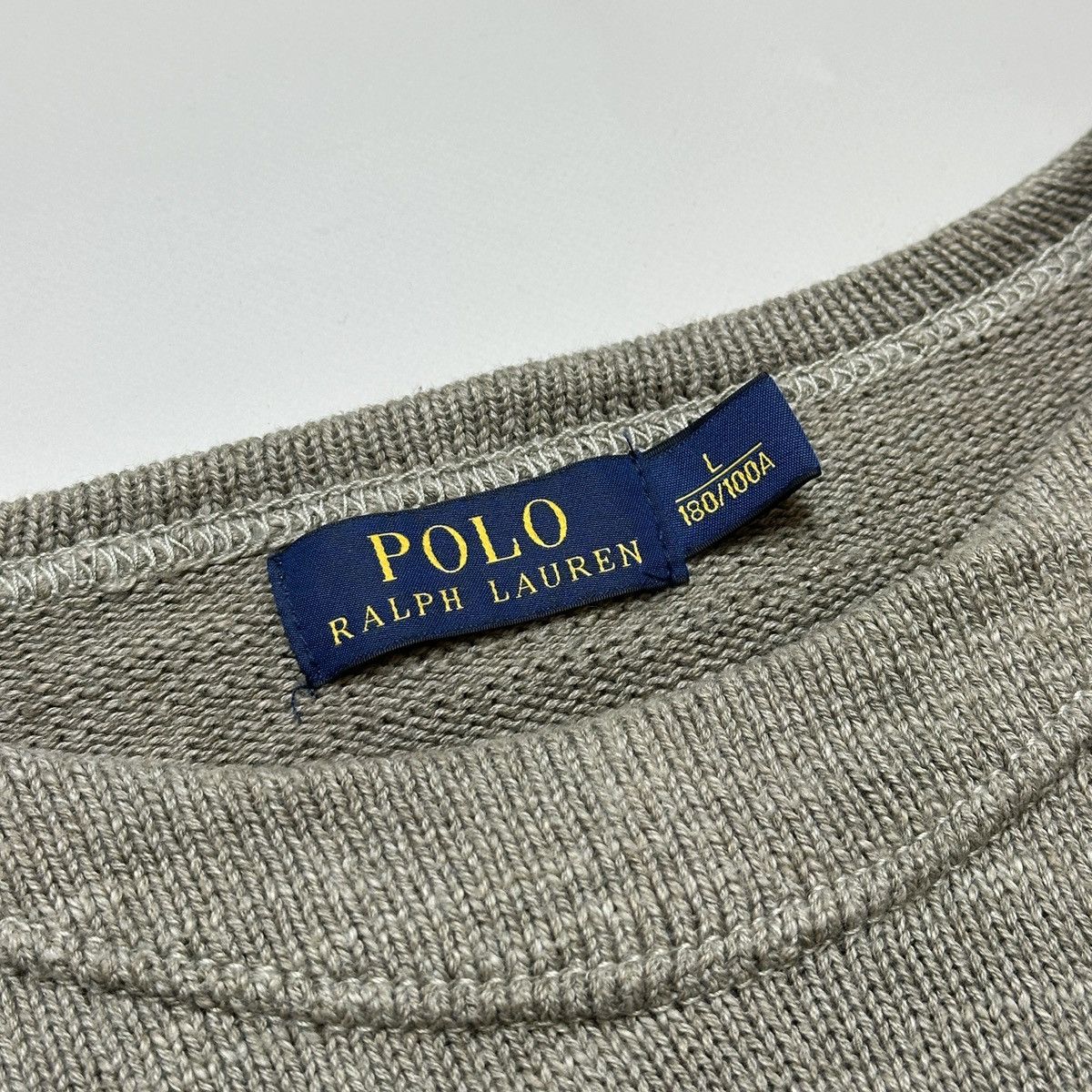Polo Ralph Lauren Polo Ralph Lauren RRL STYLE knitted sweater big logo Size US L / EU 52-54 / 3 - 9 Thumbnail