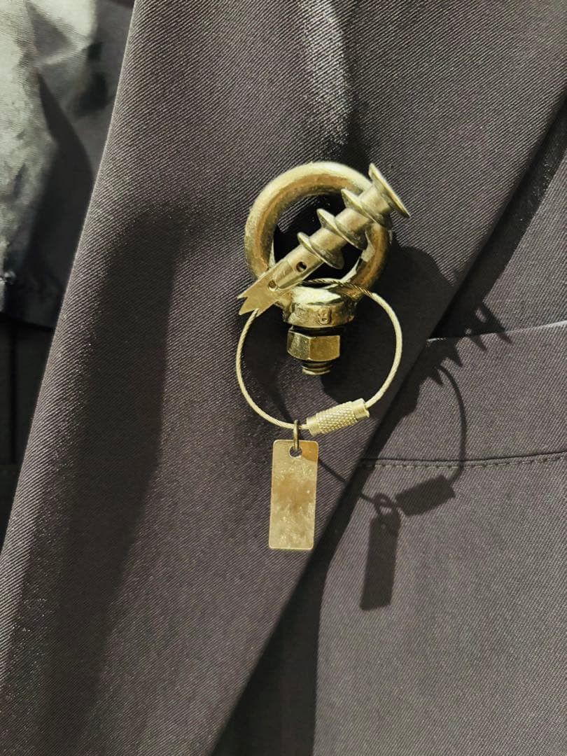 Yohji Yamamoto Yohji Yamamoto 1988SS Tool Brooch Pin Size ONE SIZE - 4 Thumbnail