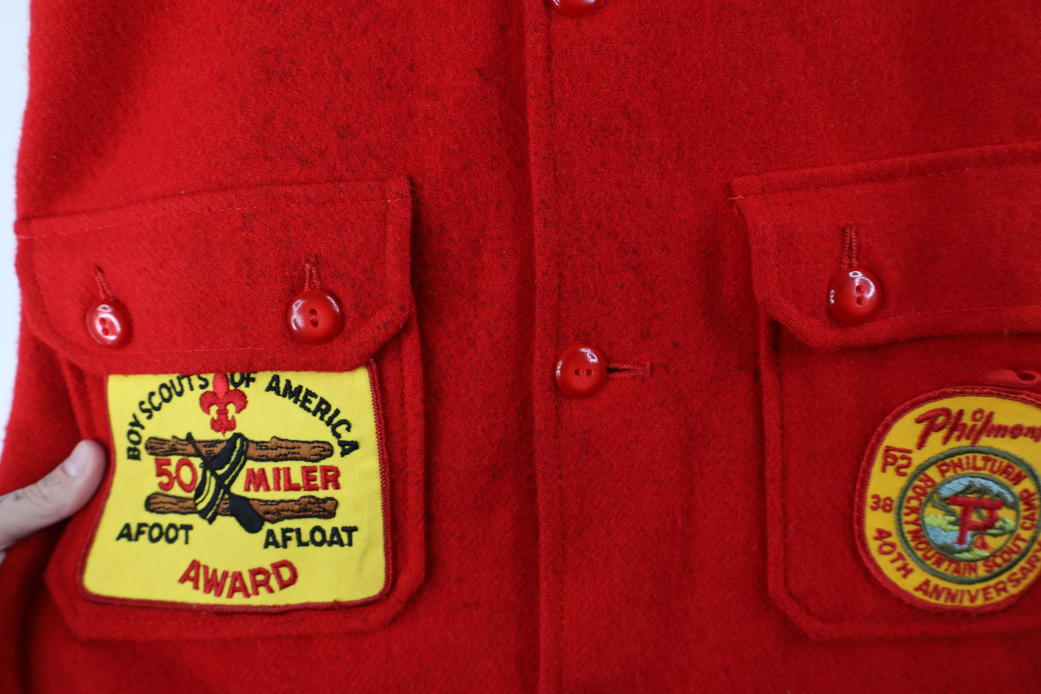 Vintage Vintage 70s Boy Scouts of America Philmont Shirt Jacket Size US XXL / EU 58 / 5 - 6 Thumbnail